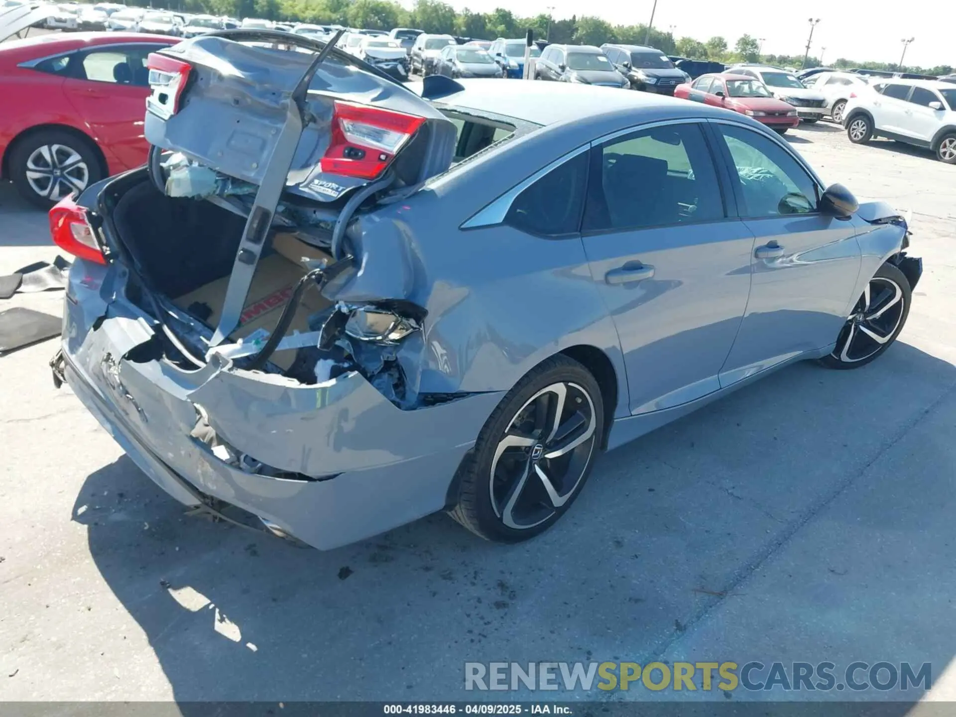 4 fotografías del automóvil dañado 1HGCV1F49MA088529 HONDA ACCORD 2021