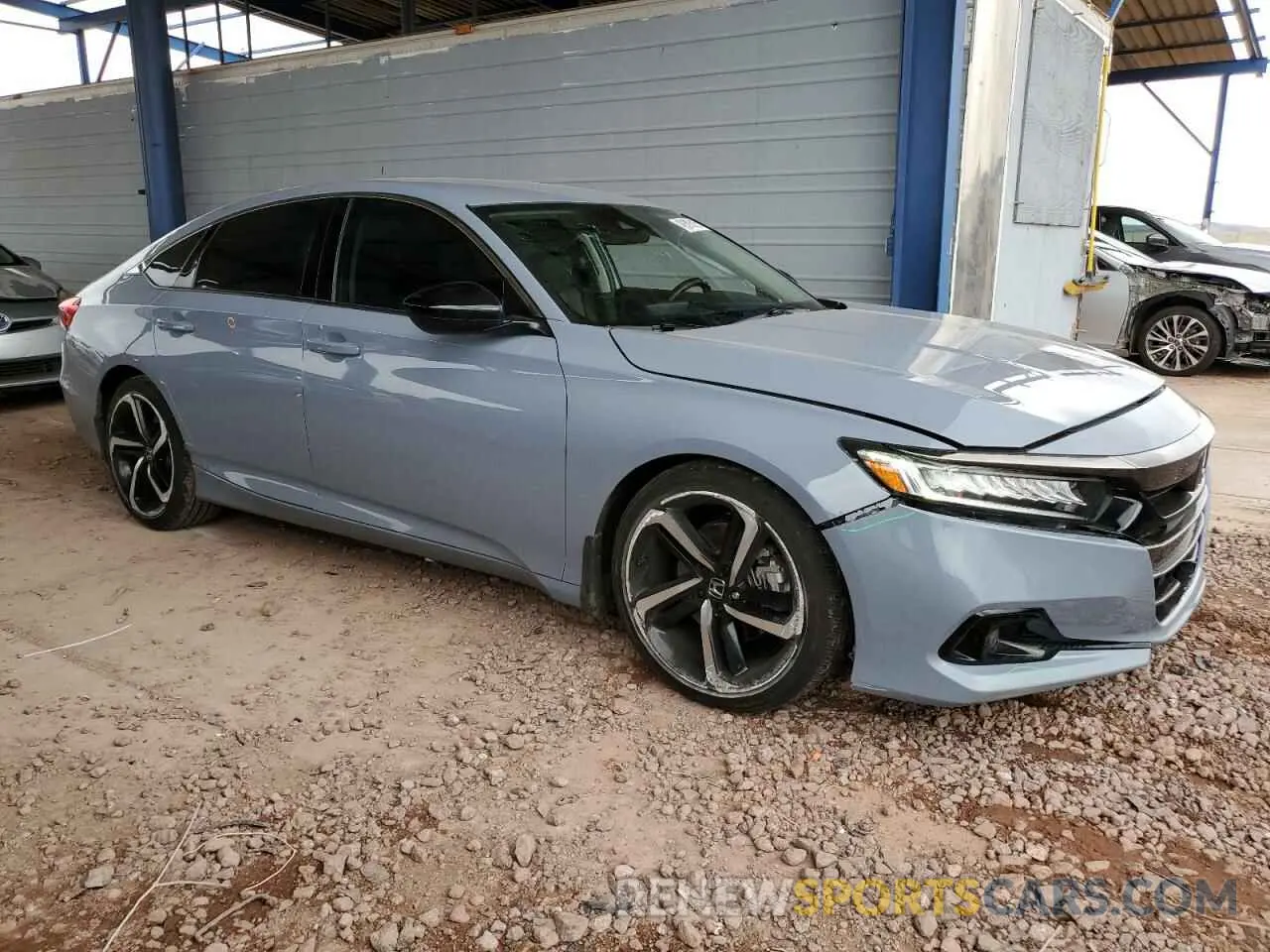 4 fotografías del automóvil dañado 1HGCV1F49MA088725 HONDA ACCORD 2021