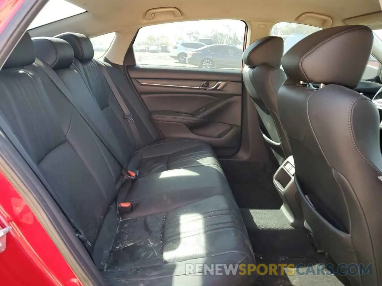 10 fotografías del automóvil dañado 1HGCV1F4XMA003035 HONDA ACCORD 2021