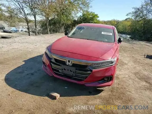 11 fotografías del automóvil dañado 1HGCV1F4XMA003035 HONDA ACCORD 2021