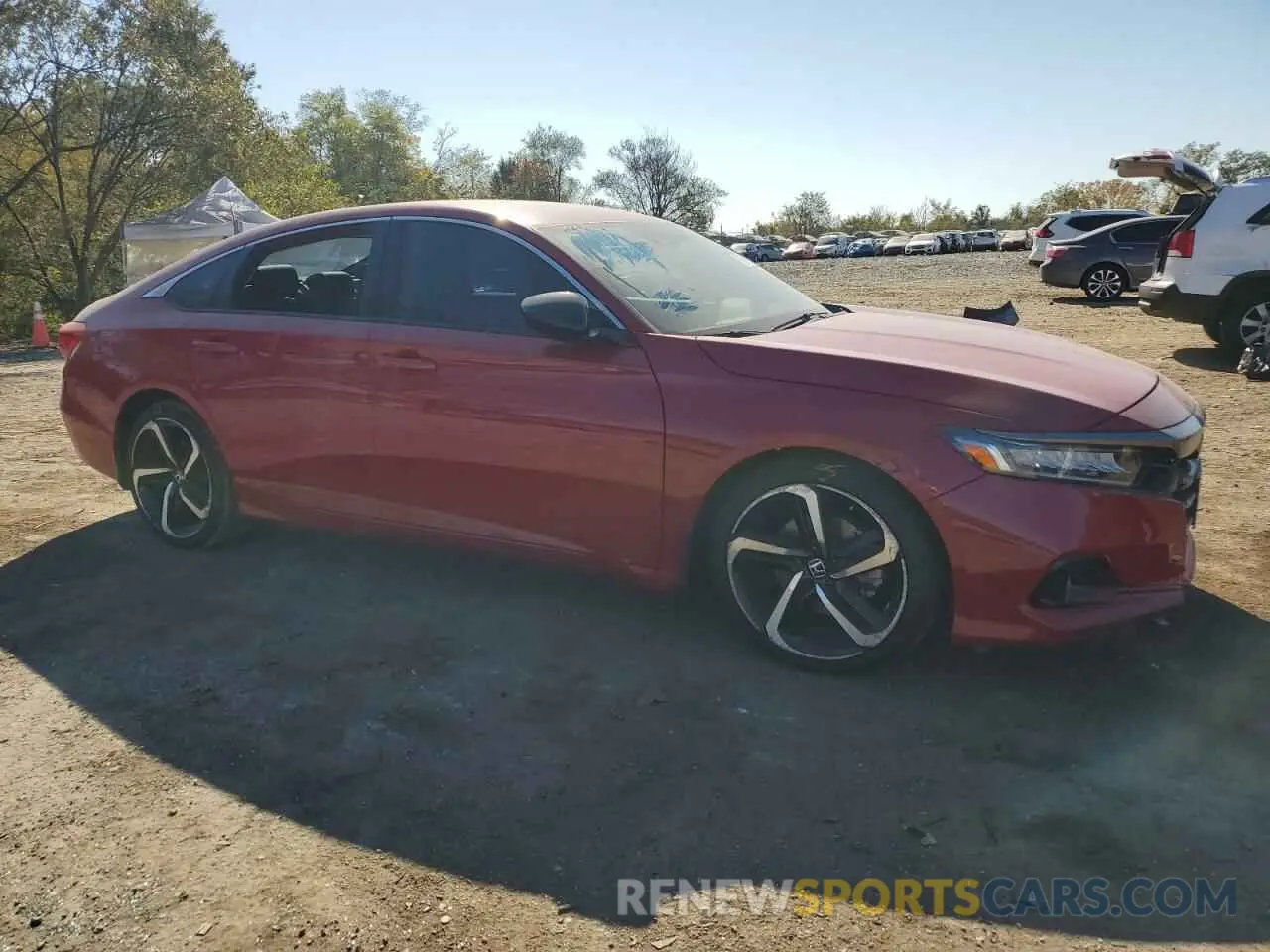 4 fotografías del automóvil dañado 1HGCV1F4XMA003035 HONDA ACCORD 2021