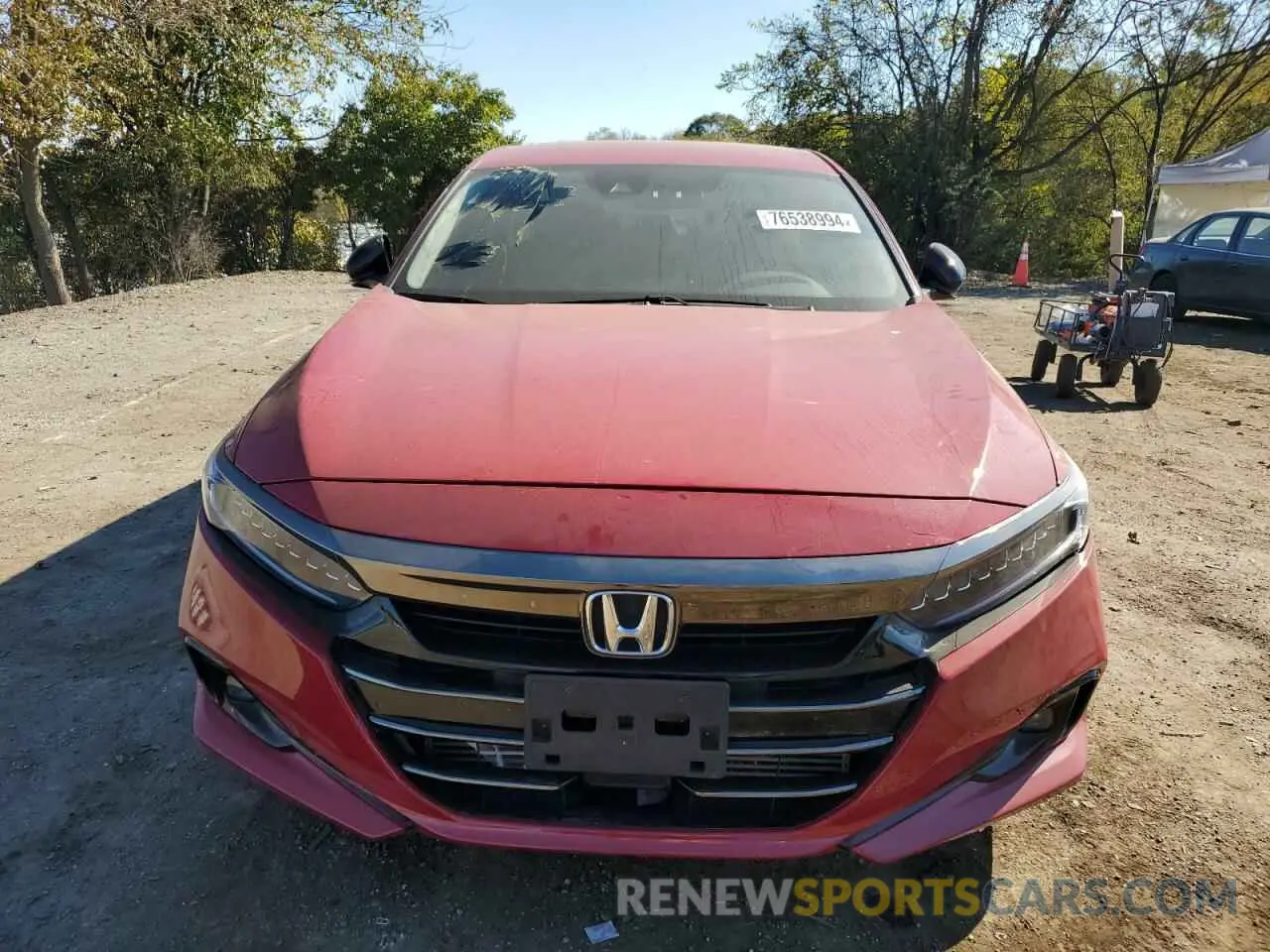5 fotografías del automóvil dañado 1HGCV1F4XMA003035 HONDA ACCORD 2021