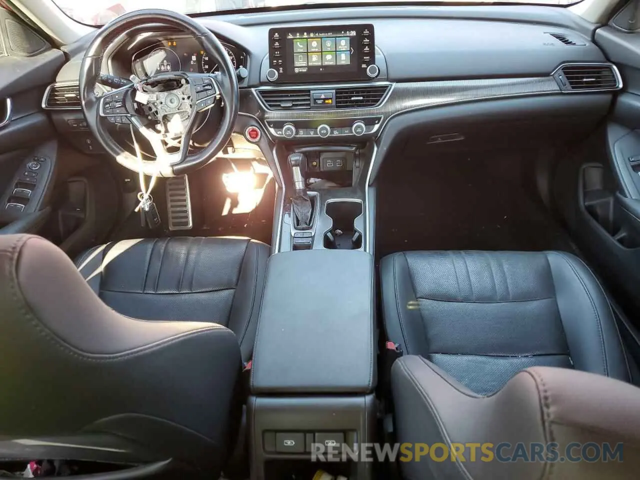 8 fotografías del automóvil dañado 1HGCV1F4XMA003035 HONDA ACCORD 2021