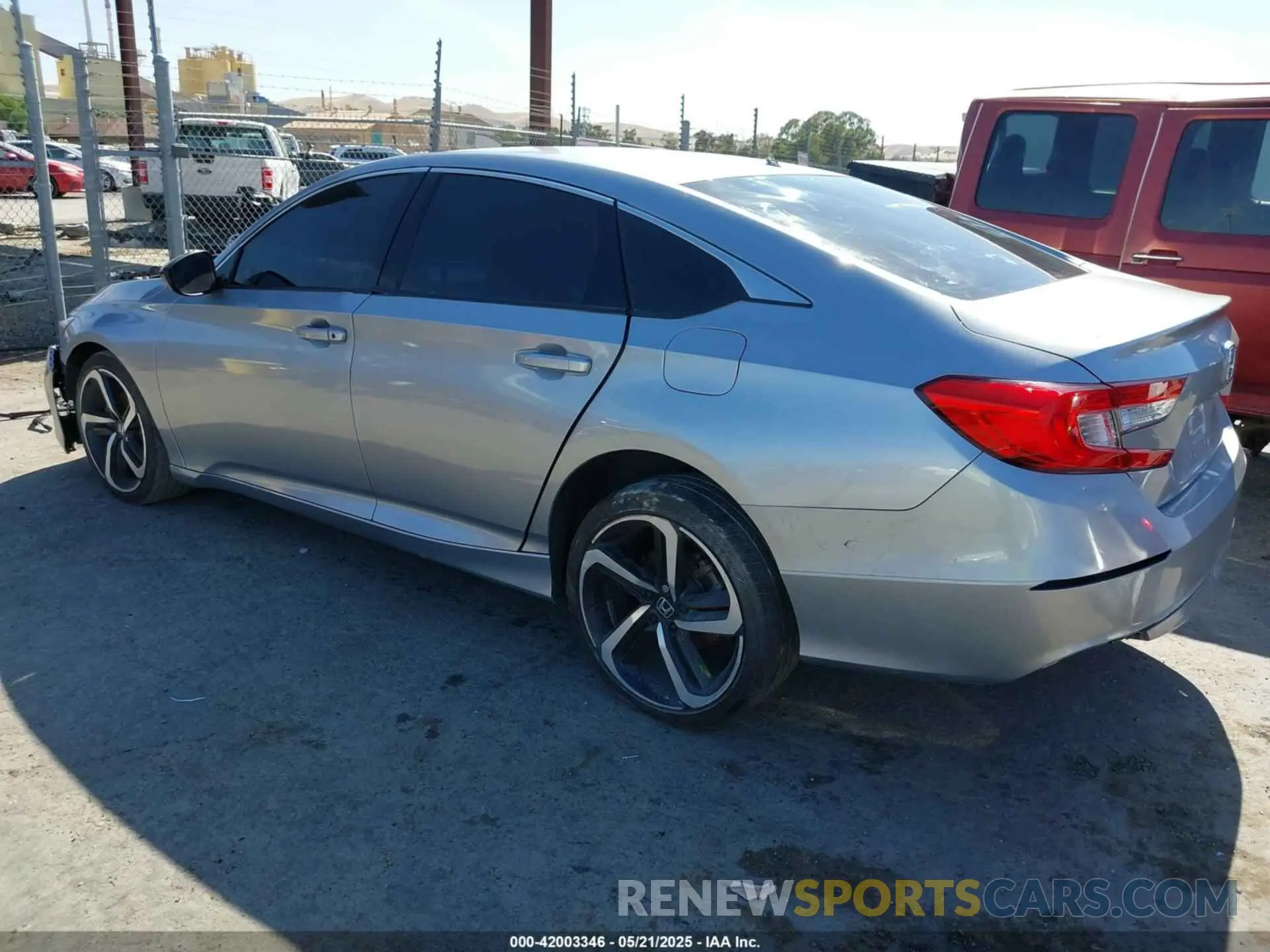3 fotografías del automóvil dañado 1HGCV1F4XMA041705 HONDA ACCORD 2021