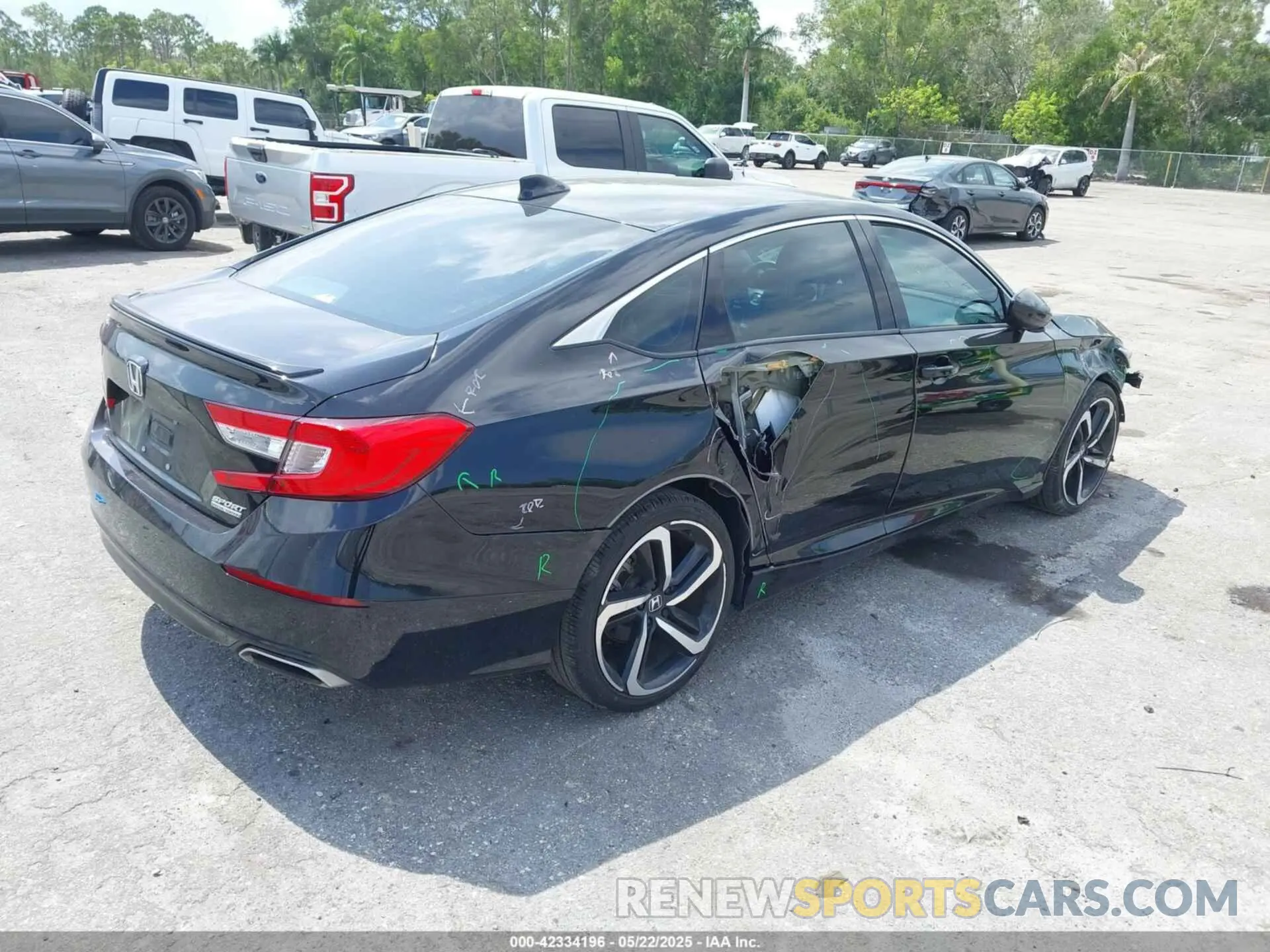 4 fotografías del automóvil dañado 1HGCV1F4XMA043146 HONDA ACCORD 2021