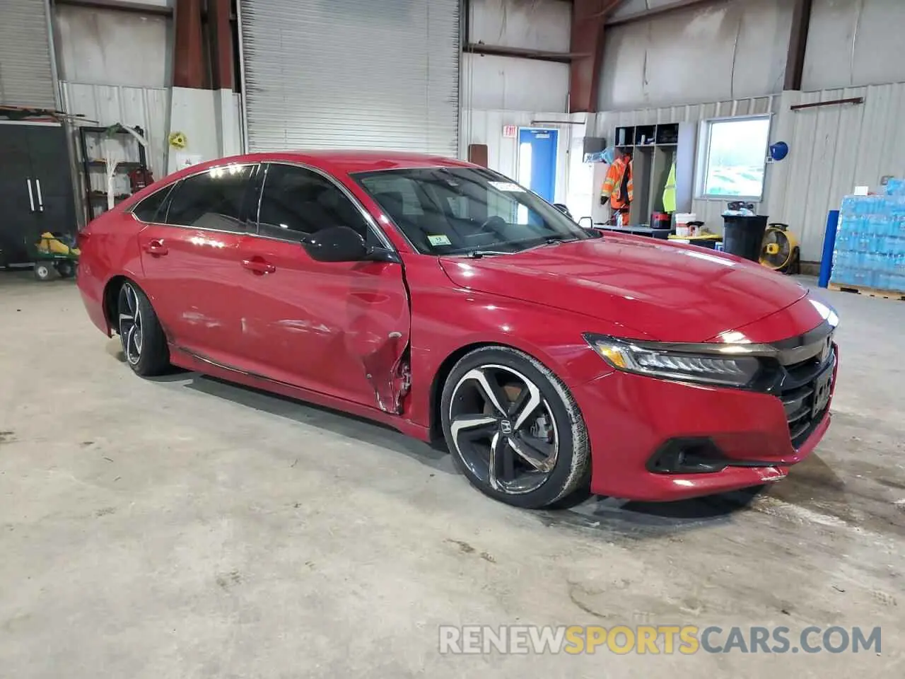 4 fotografías del automóvil dañado 1HGCV1F4XMA115883 HONDA ACCORD 2021