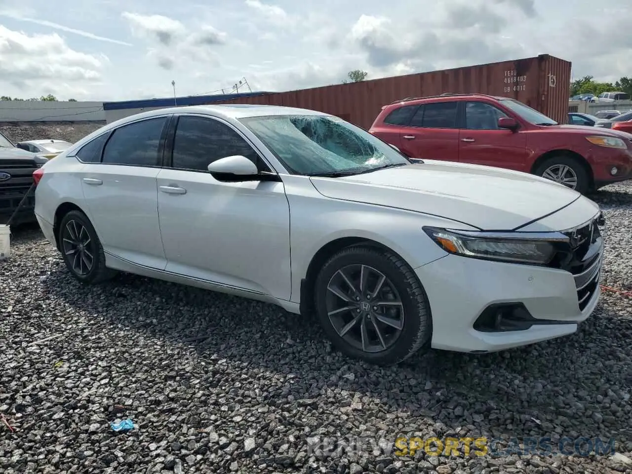 4 fotografías del automóvil dañado 1HGCV1F50MA064225 HONDA ACCORD 2021