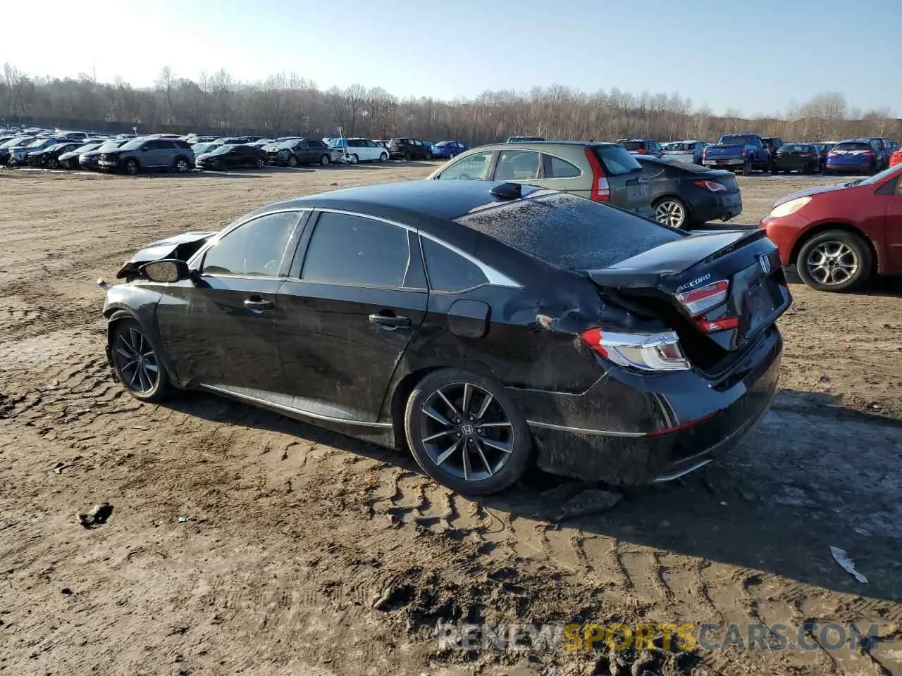 2 fotografías del automóvil dañado 1HGCV1F52MA057065 HONDA ACCORD 2021