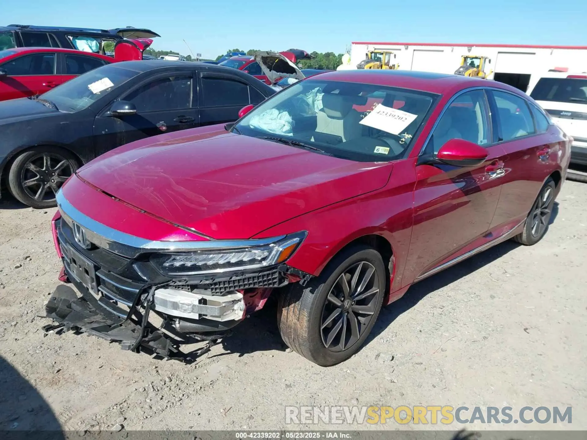 2 fotografías del automóvil dañado 1HGCV1F54MA021667 HONDA ACCORD 2021