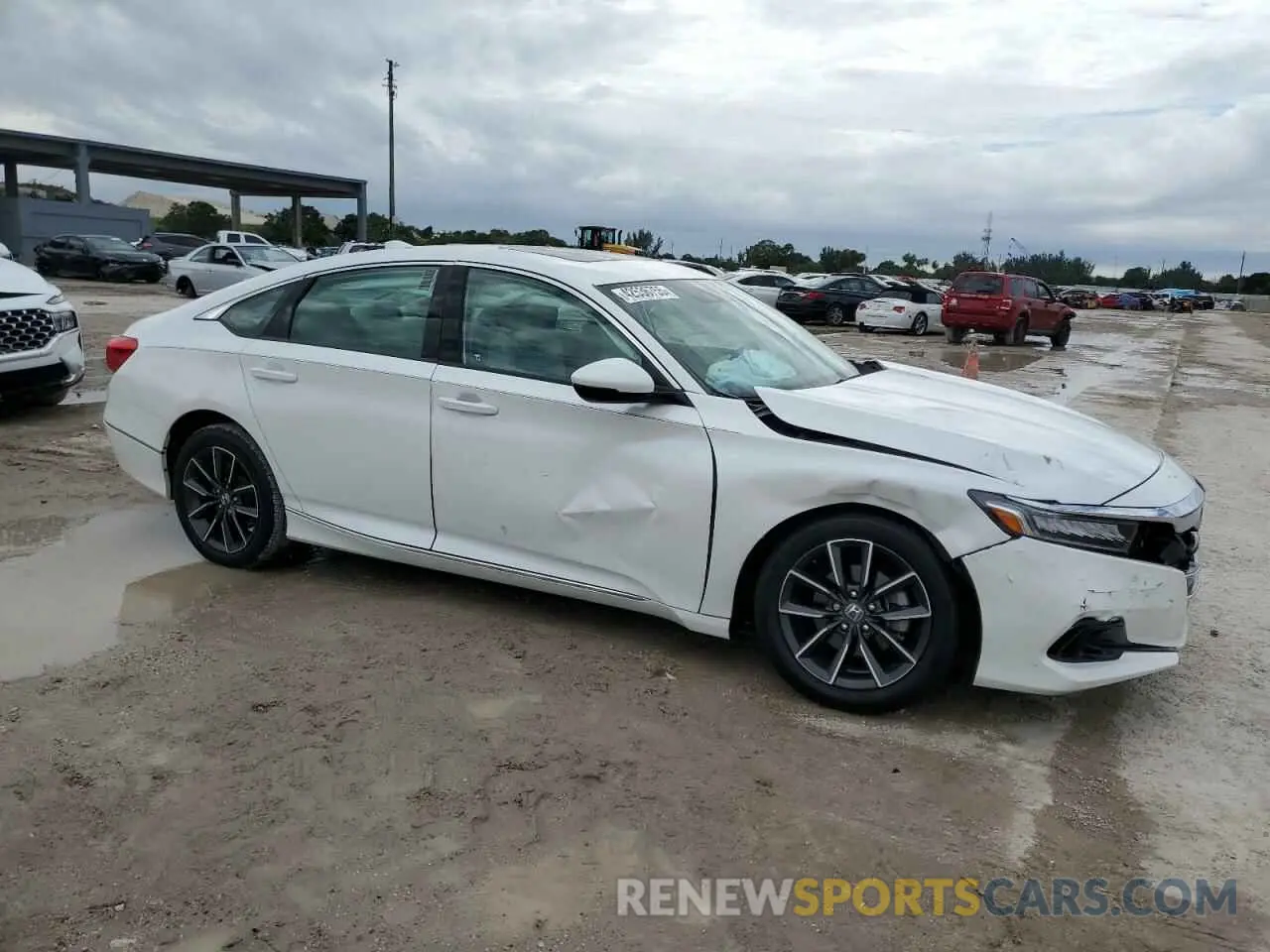 4 fotografías del automóvil dañado 1HGCV1F55MA029910 HONDA ACCORD 2021