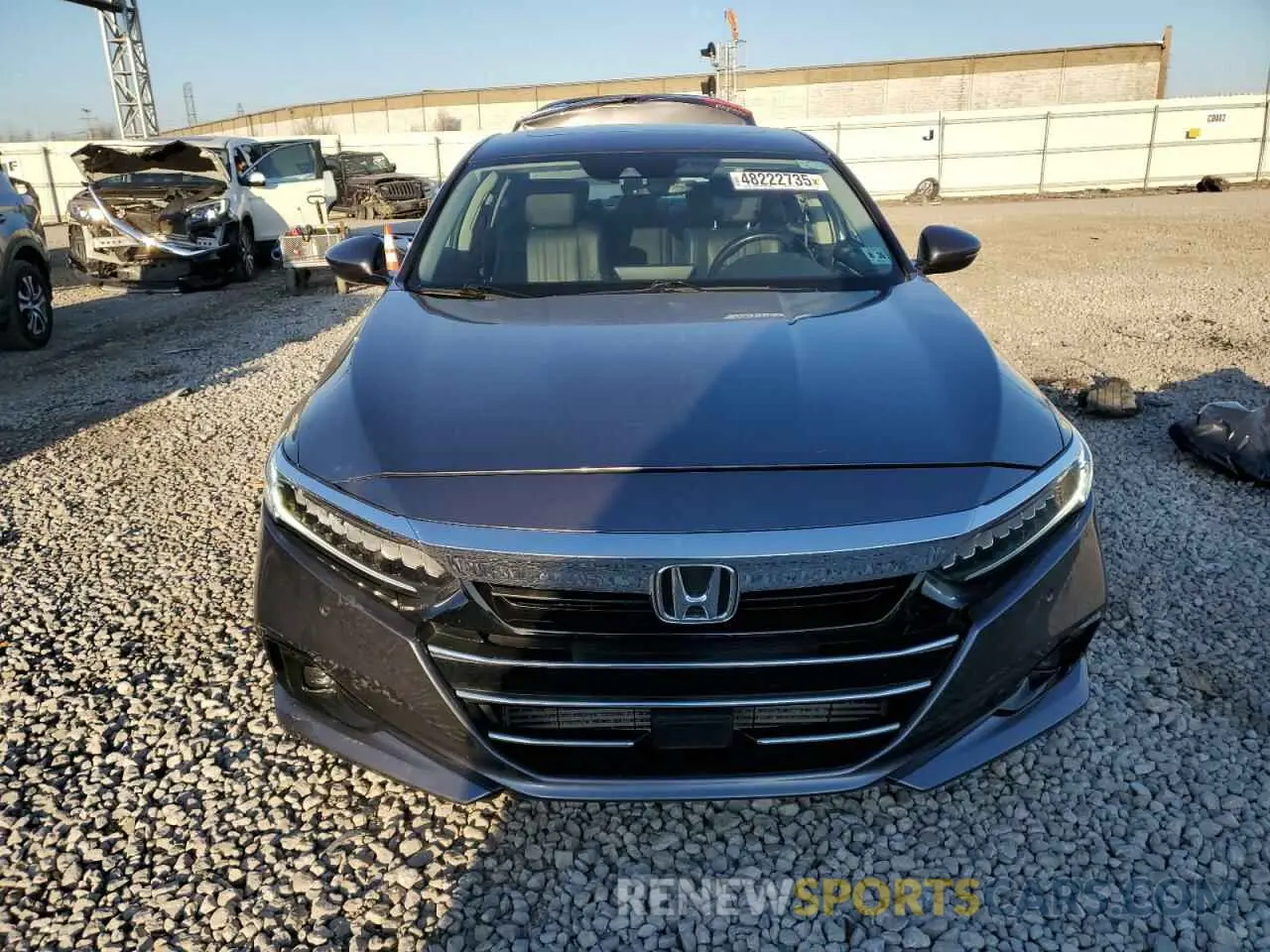 5 fotografías del automóvil dañado 1HGCV1F55MA073695 HONDA ACCORD 2021