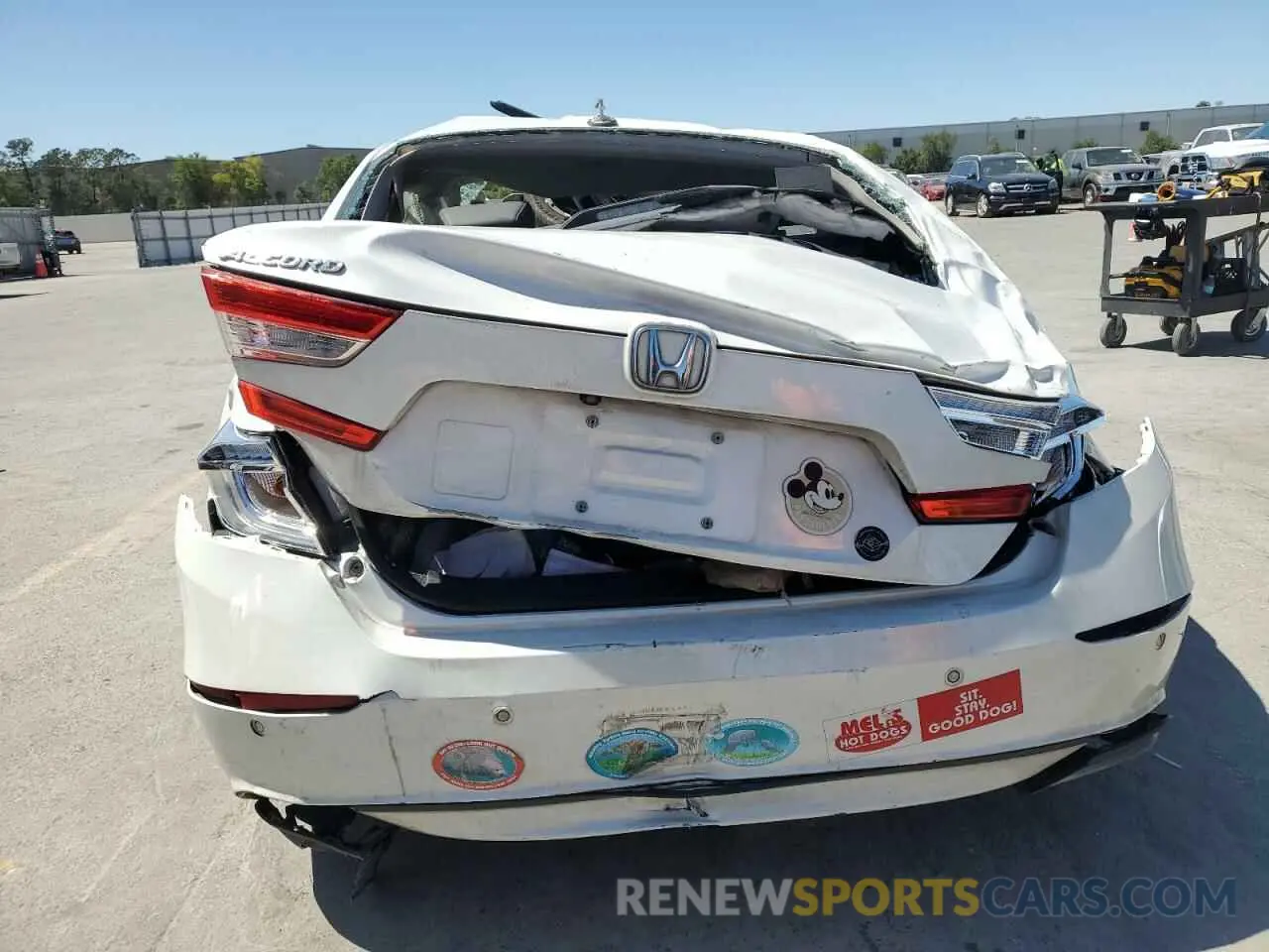6 fotografías del automóvil dañado 1HGCV1F57MA022800 HONDA ACCORD 2021