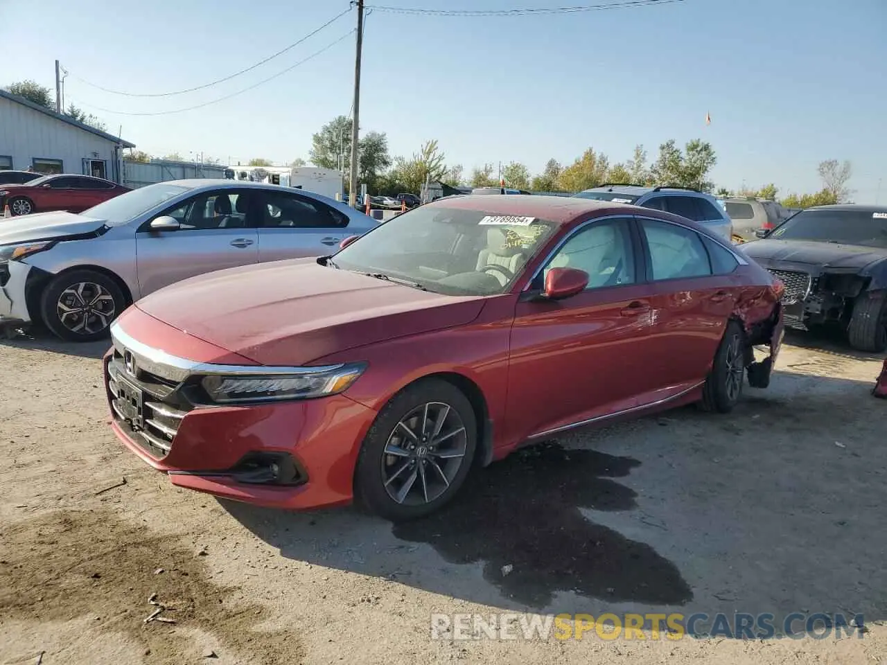 1 fotografías del automóvil dañado 1HGCV1F58MA014883 HONDA ACCORD 2021