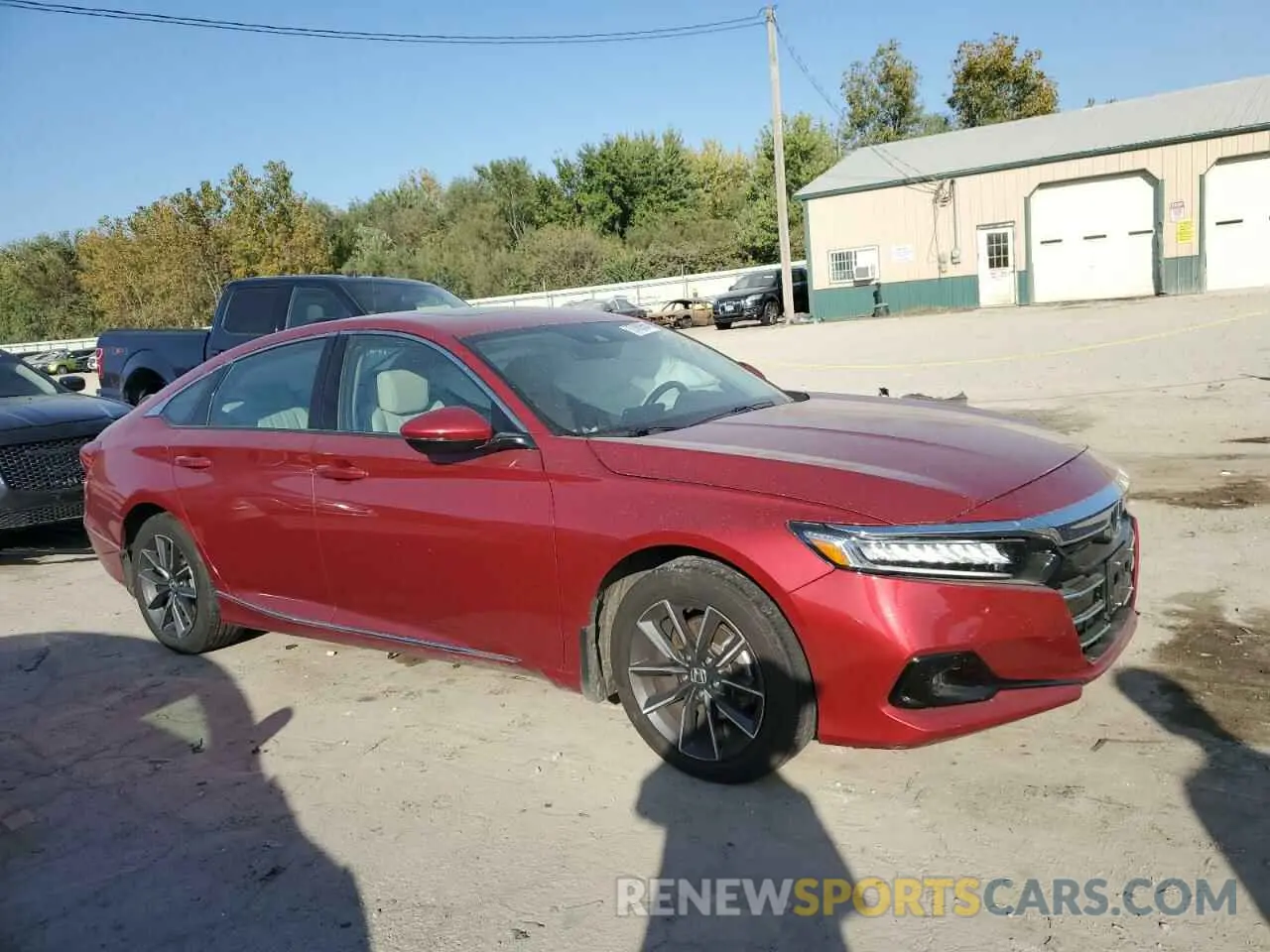 4 fotografías del automóvil dañado 1HGCV1F58MA014883 HONDA ACCORD 2021