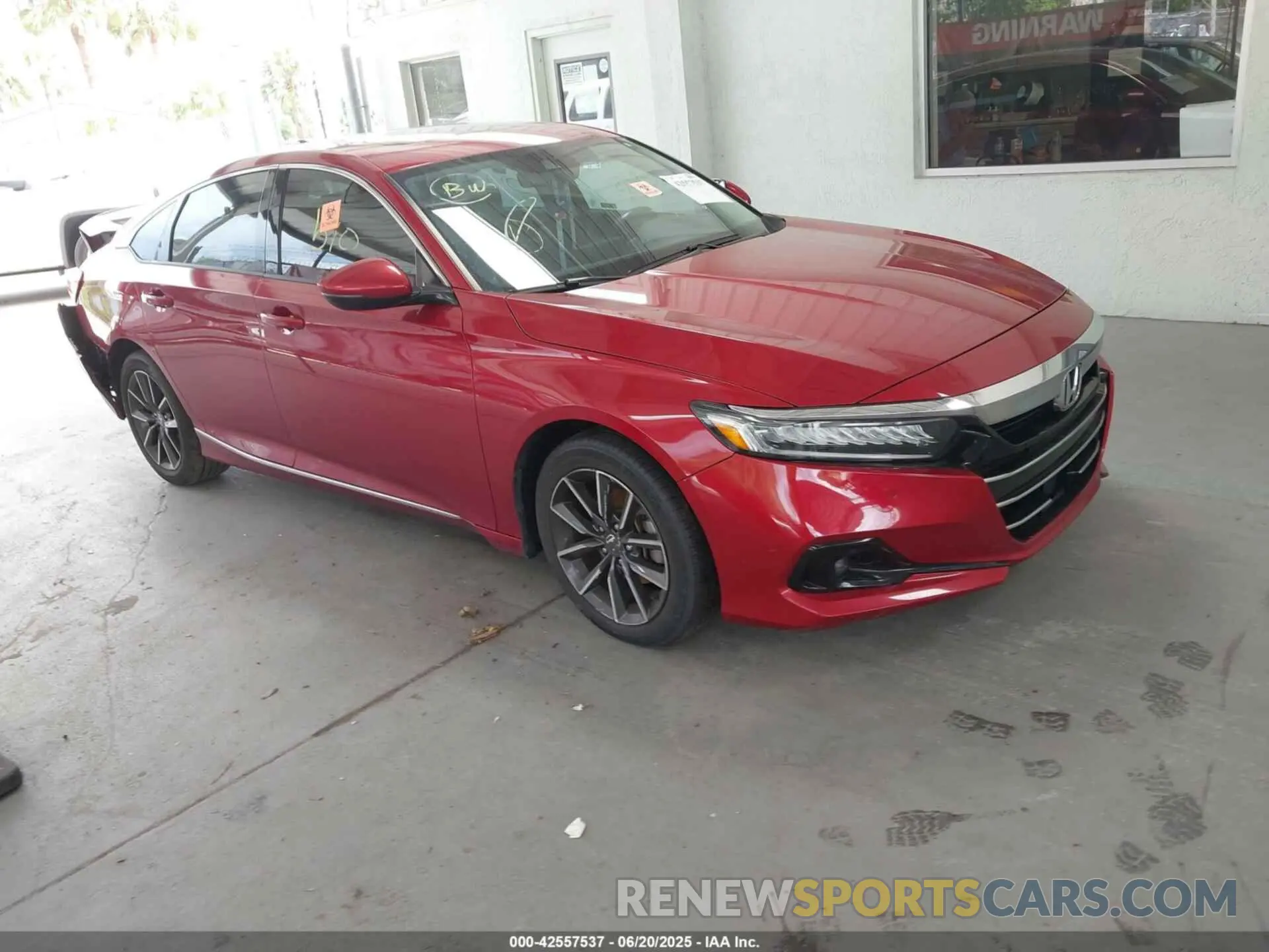 1 fotografías del automóvil dañado 1HGCV1F59MA046810 HONDA ACCORD 2021