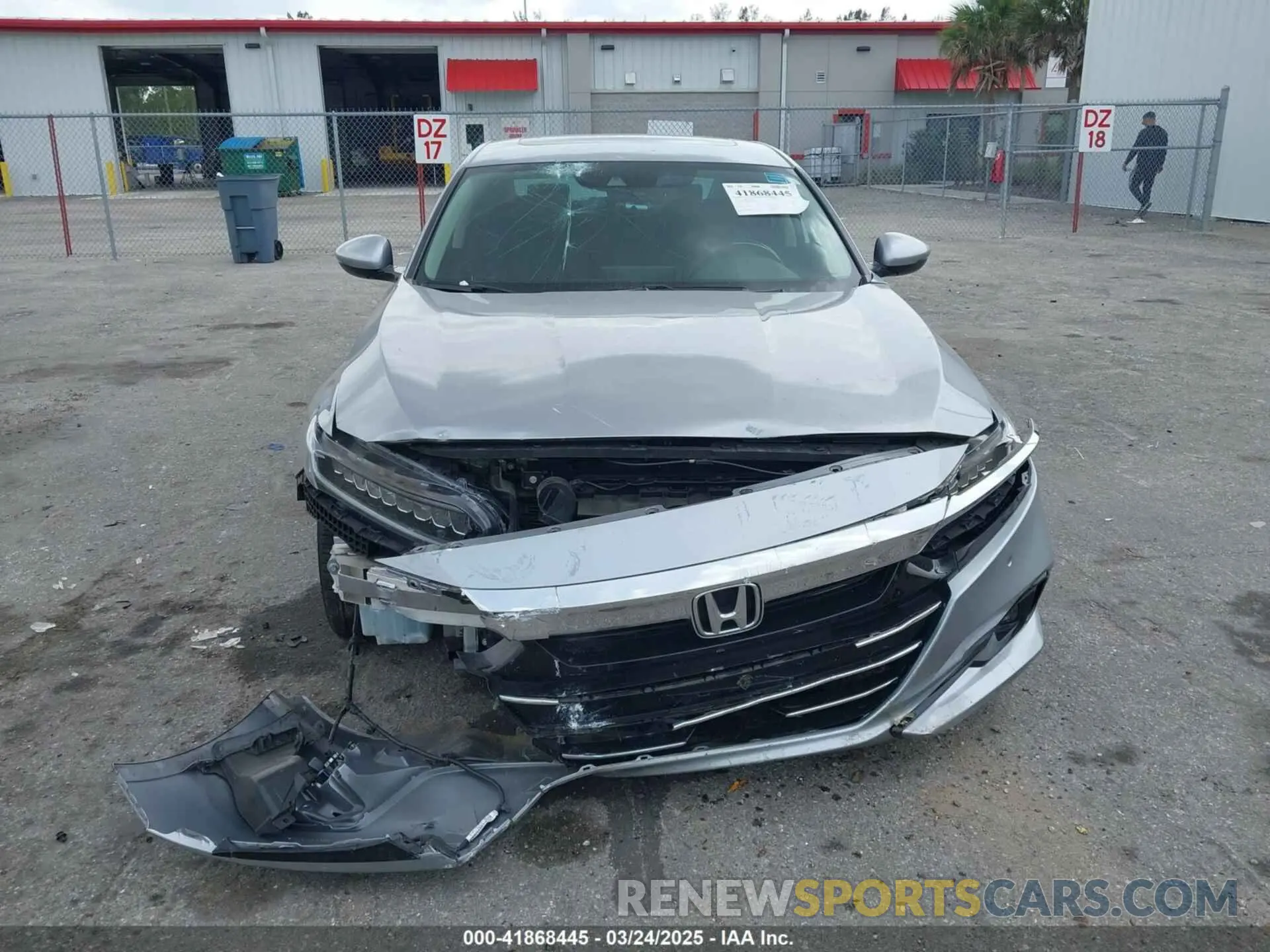11 fotografías del automóvil dañado 1HGCV1F5XMA085938 HONDA ACCORD 2021