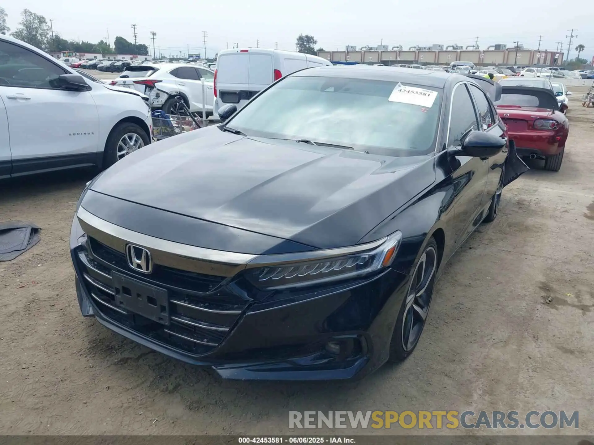 2 fotografías del automóvil dañado 1HGCV2F30MA014350 HONDA ACCORD 2021