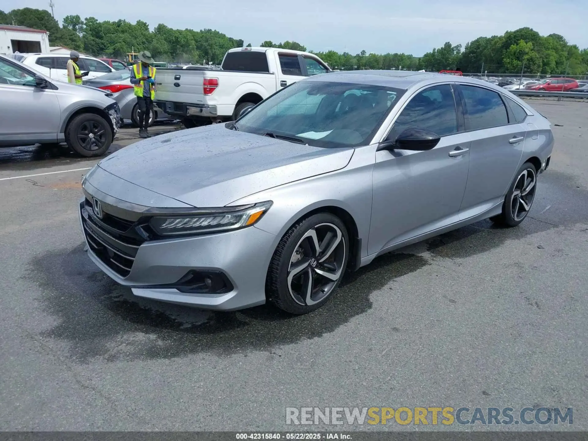 2 fotografías del automóvil dañado 1HGCV2F30MA025302 HONDA ACCORD 2021