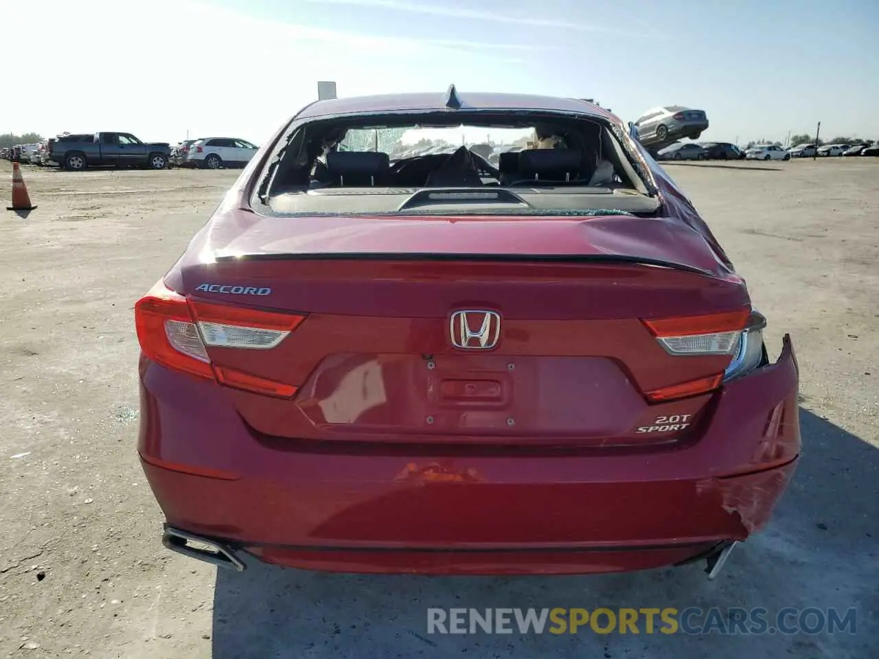 6 fotografías del automóvil dañado 1HGCV2F32MA009814 HONDA ACCORD 2021