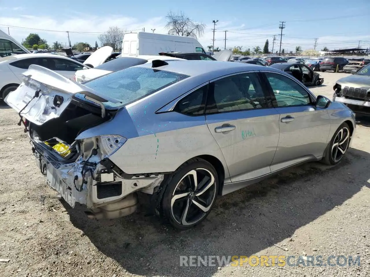 3 fotografías del automóvil dañado 1HGCV2F32MA028590 HONDA ACCORD 2021