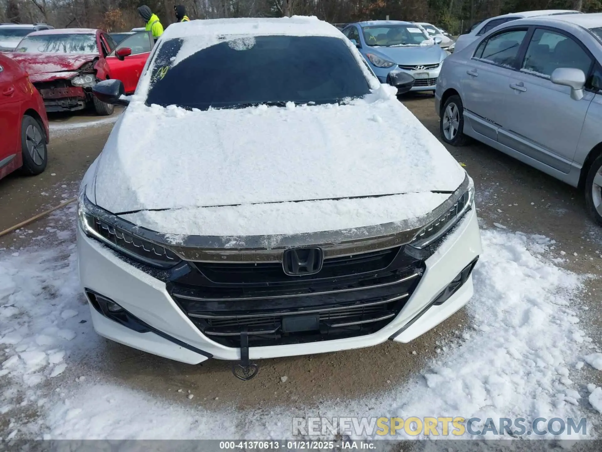 12 fotografías del automóvil dañado 1HGCV2F33MA031823 HONDA ACCORD 2021