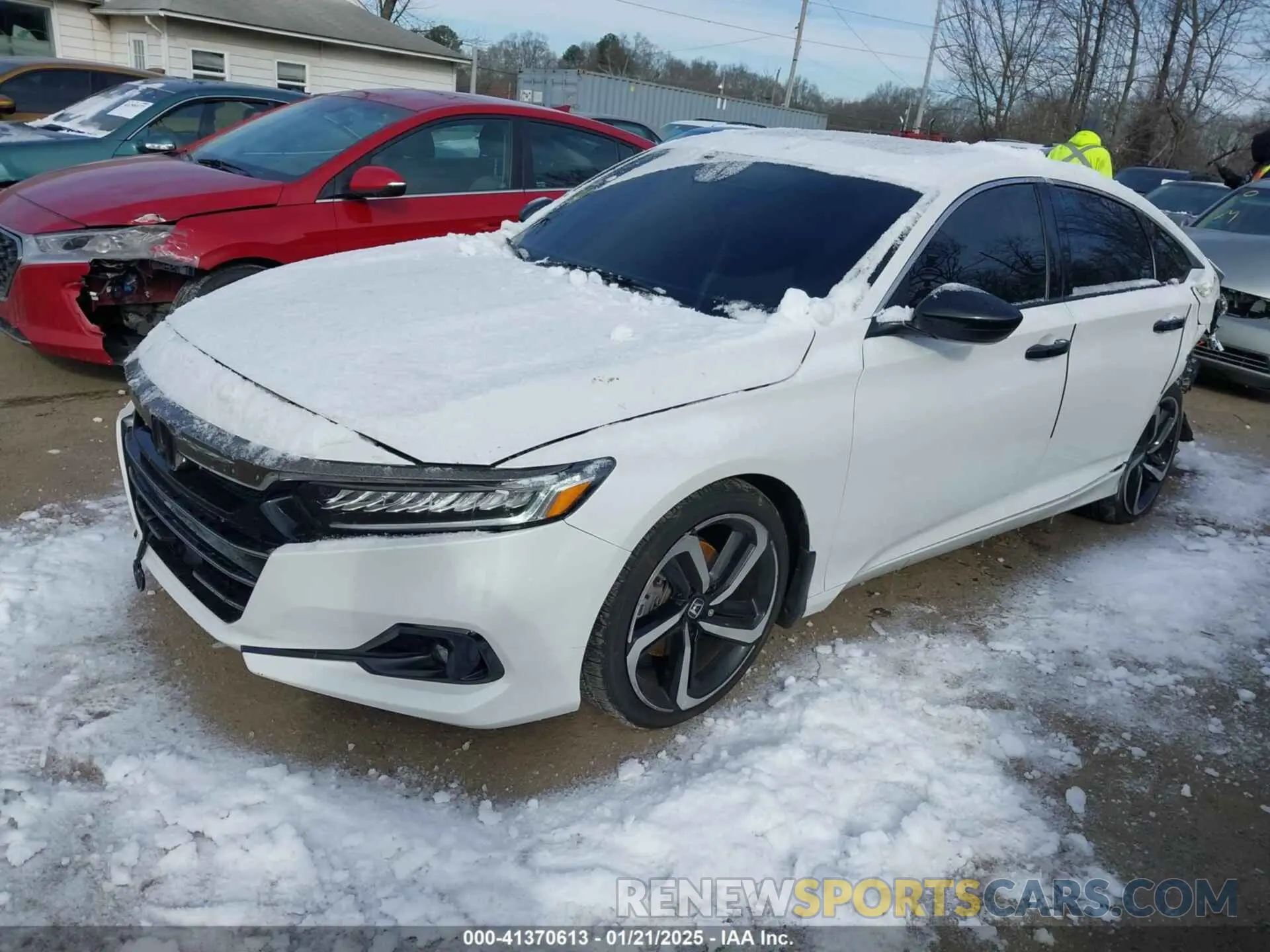 2 fotografías del automóvil dañado 1HGCV2F33MA031823 HONDA ACCORD 2021