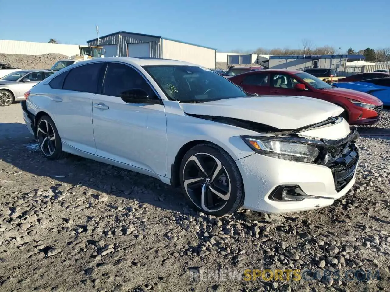 4 fotografías del automóvil dañado 1HGCV2F37MA000719 HONDA ACCORD 2021