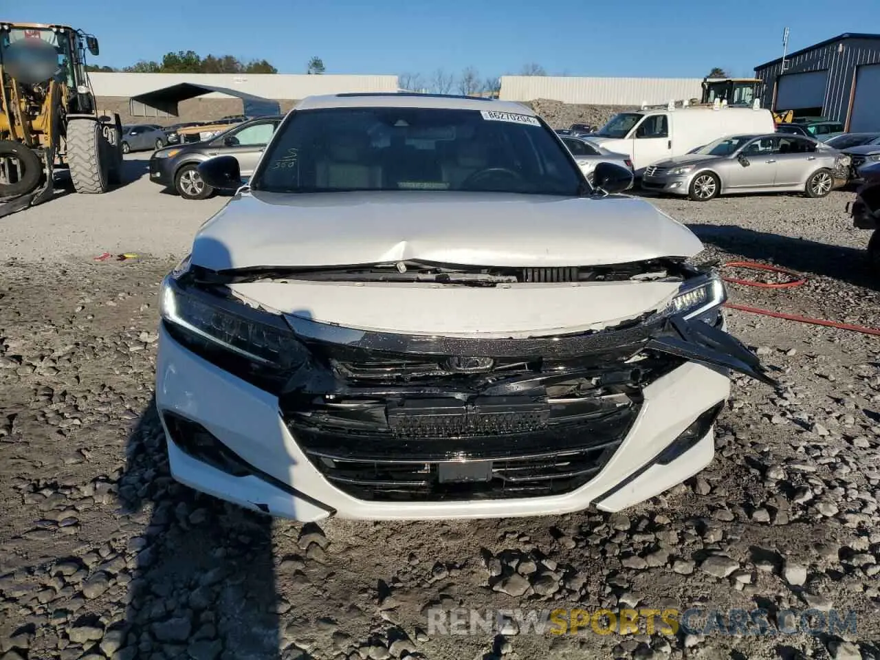 5 fotografías del automóvil dañado 1HGCV2F37MA000719 HONDA ACCORD 2021
