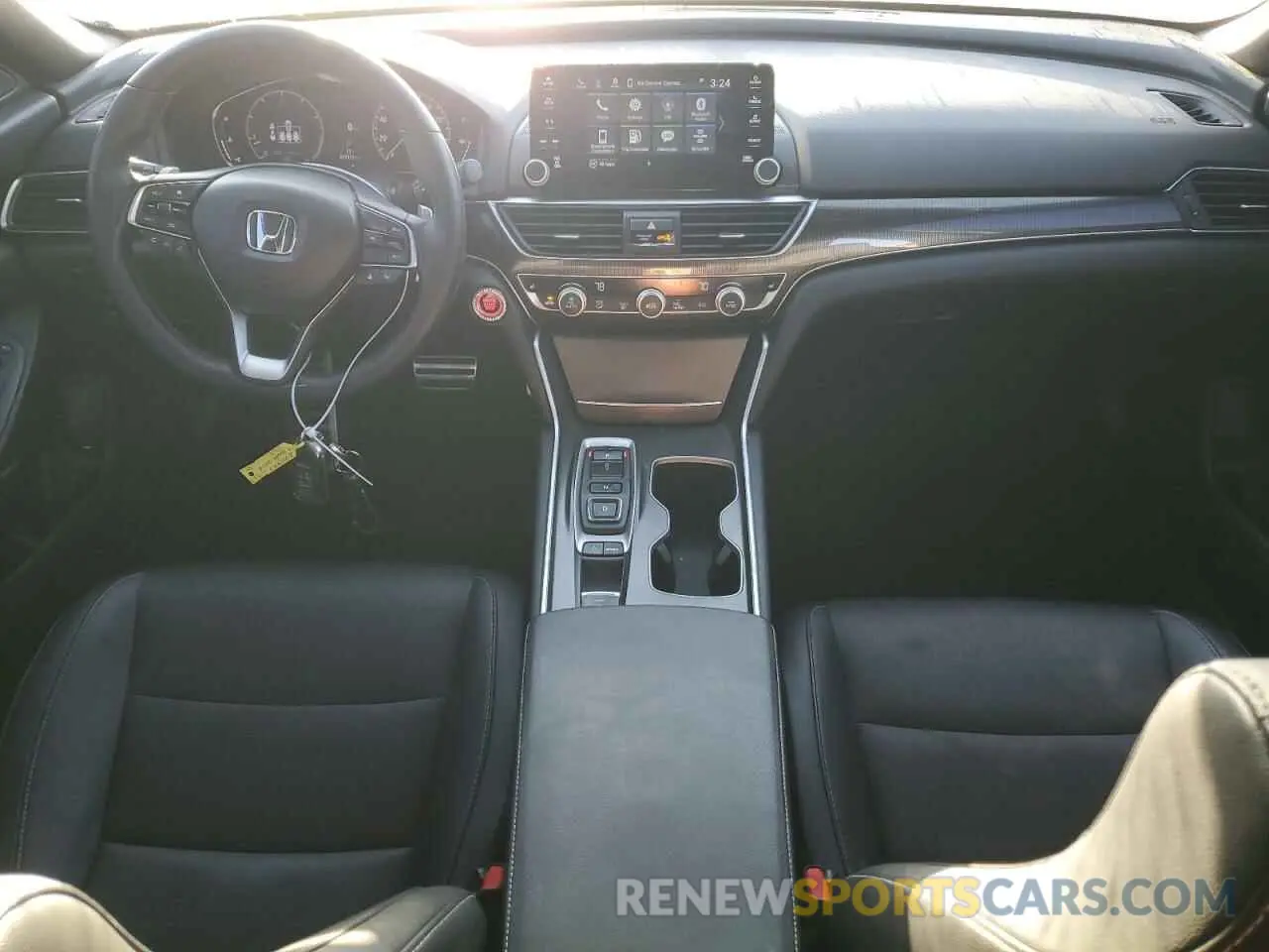 8 fotografías del automóvil dañado 1HGCV2F37MA000719 HONDA ACCORD 2021