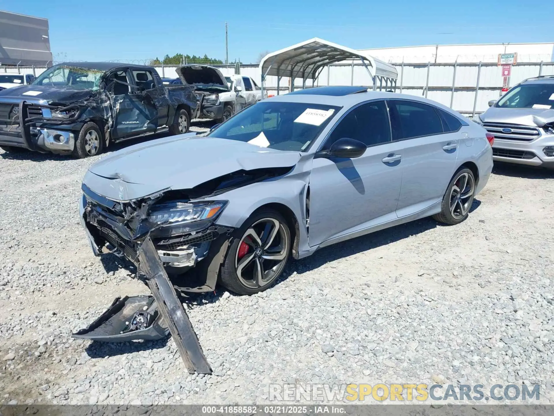 2 fotografías del automóvil dañado 1HGCV2F37MA016225 HONDA ACCORD 2021