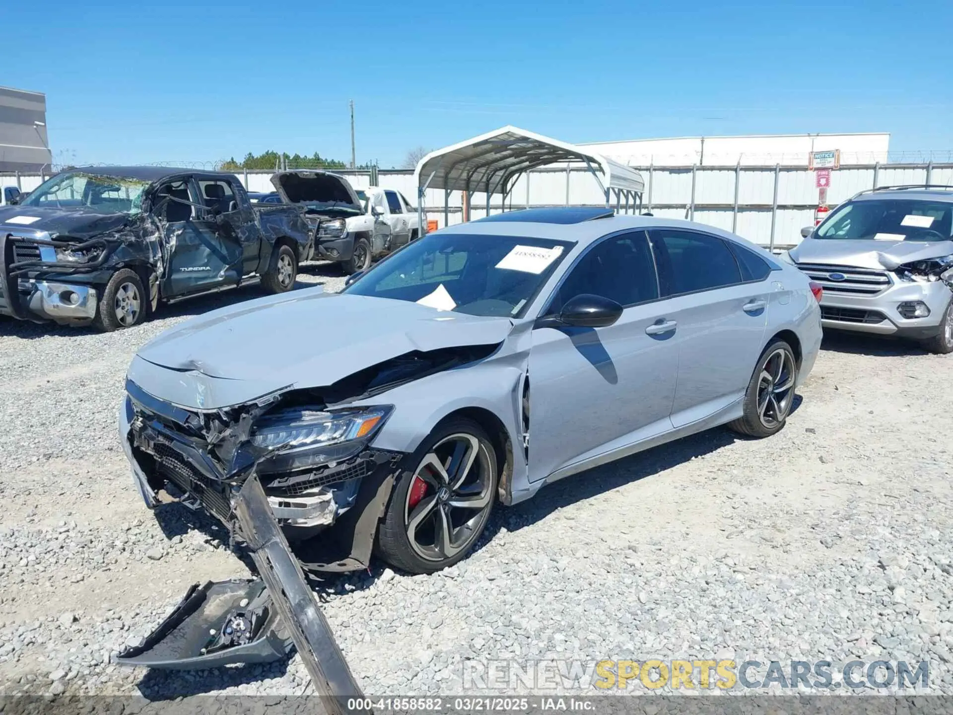 6 fotografías del automóvil dañado 1HGCV2F37MA016225 HONDA ACCORD 2021