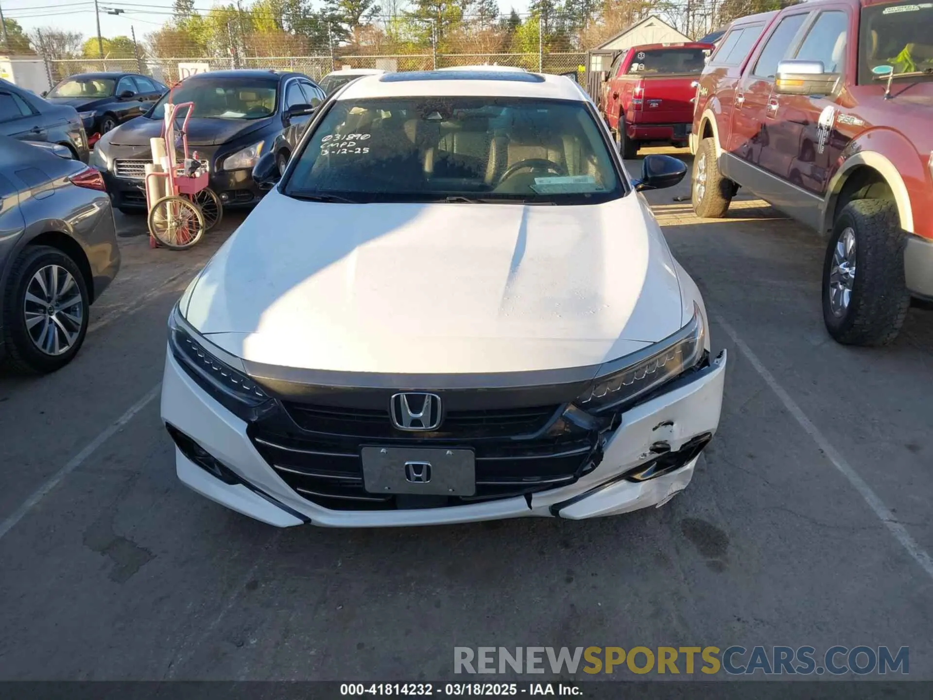 11 fotografías del automóvil dañado 1HGCV2F37MA031890 HONDA ACCORD 2021