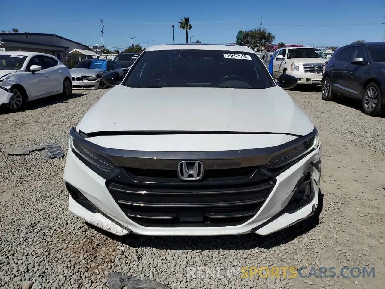 5 fotografías del automóvil dañado 1HGCV2F38MA033017 HONDA ACCORD 2021