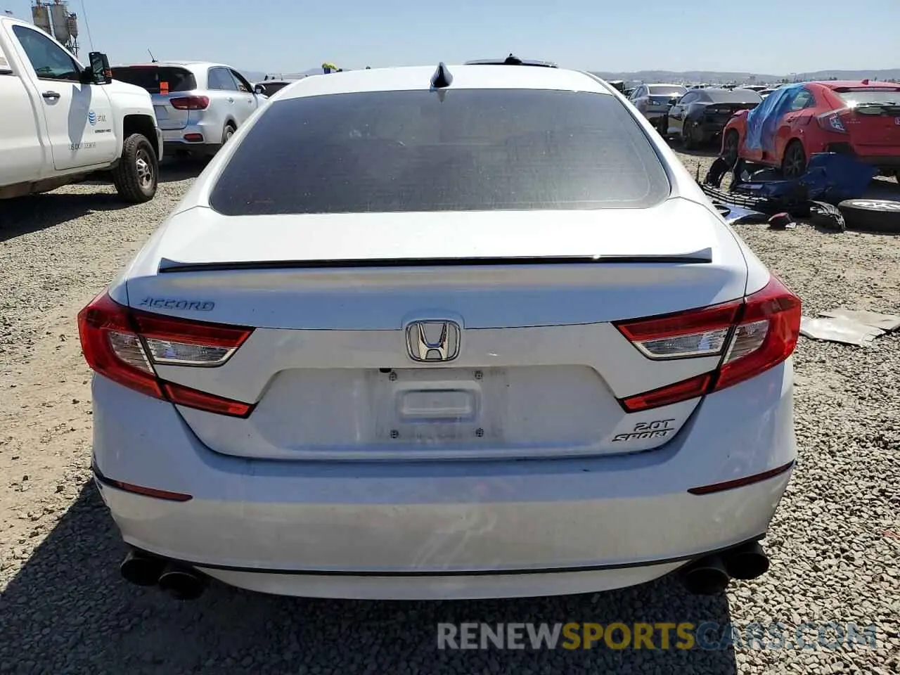 6 fotografías del automóvil dañado 1HGCV2F38MA033017 HONDA ACCORD 2021