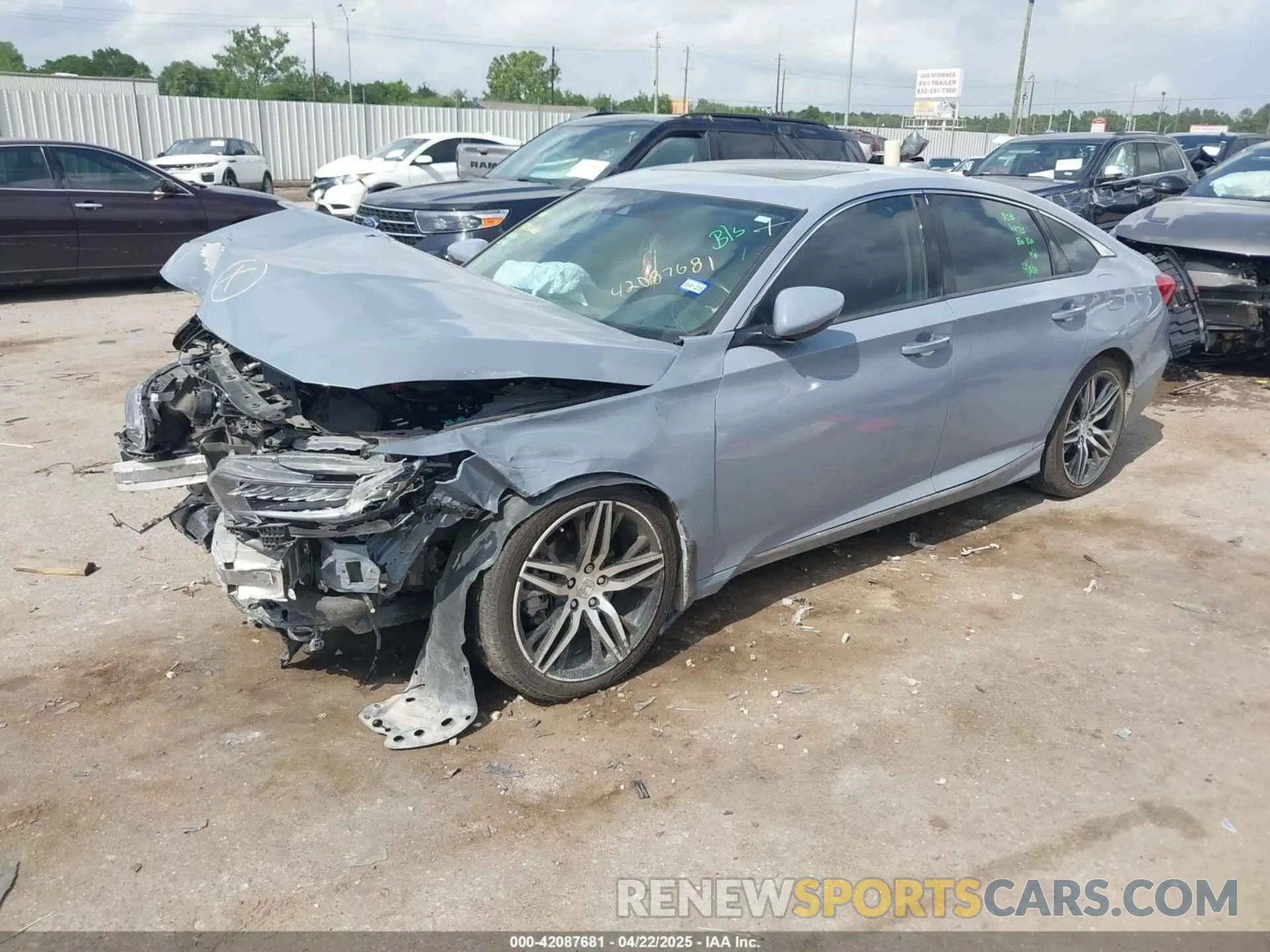 2 fotografías del automóvil dañado 1HGCV2F92MA012409 HONDA ACCORD 2021