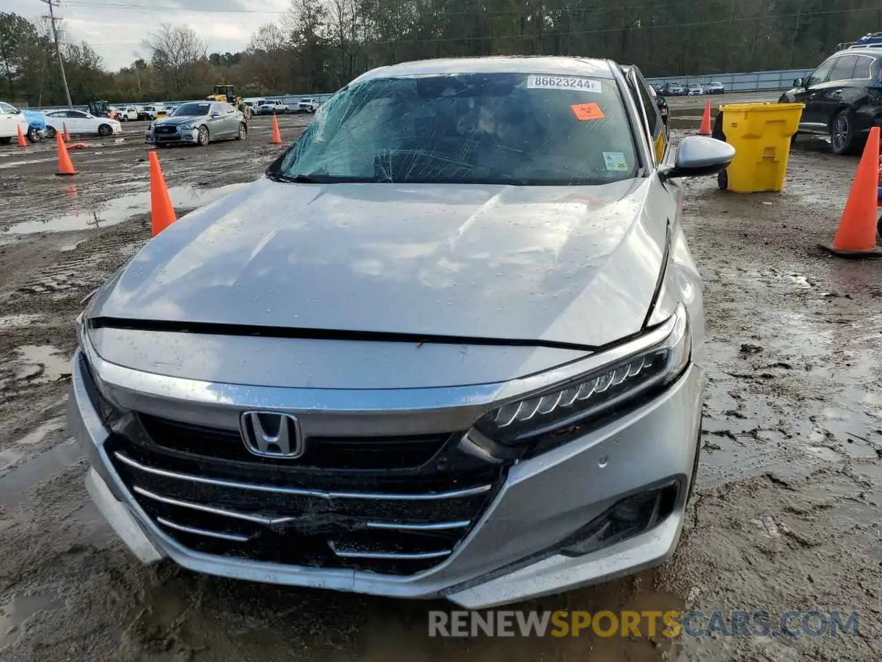 5 fotografías del automóvil dañado 1HGCV2F95MA017457 HONDA ACCORD 2021