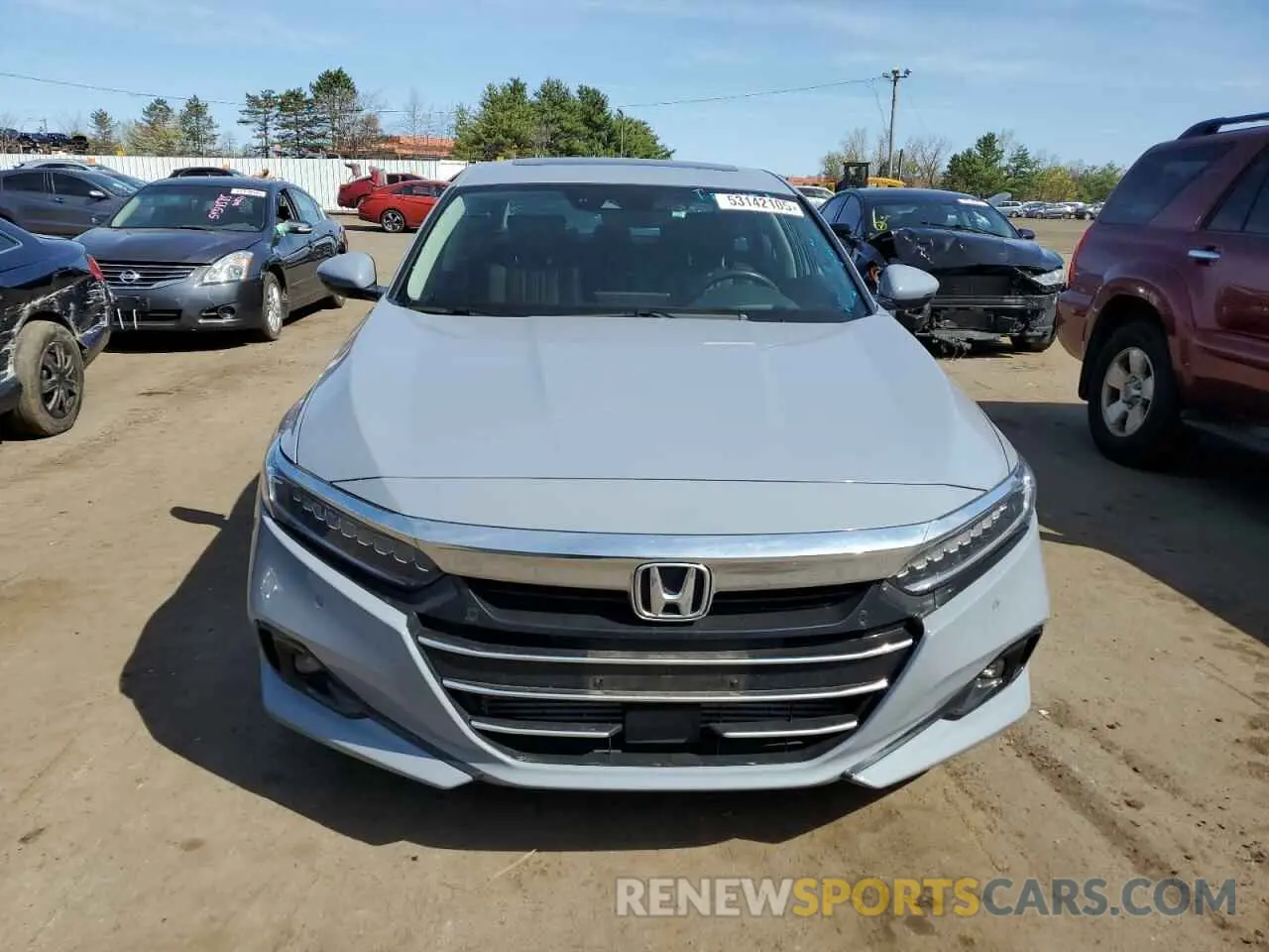 5 fotografías del automóvil dañado 1HGCV2F96MA031917 HONDA ACCORD 2021