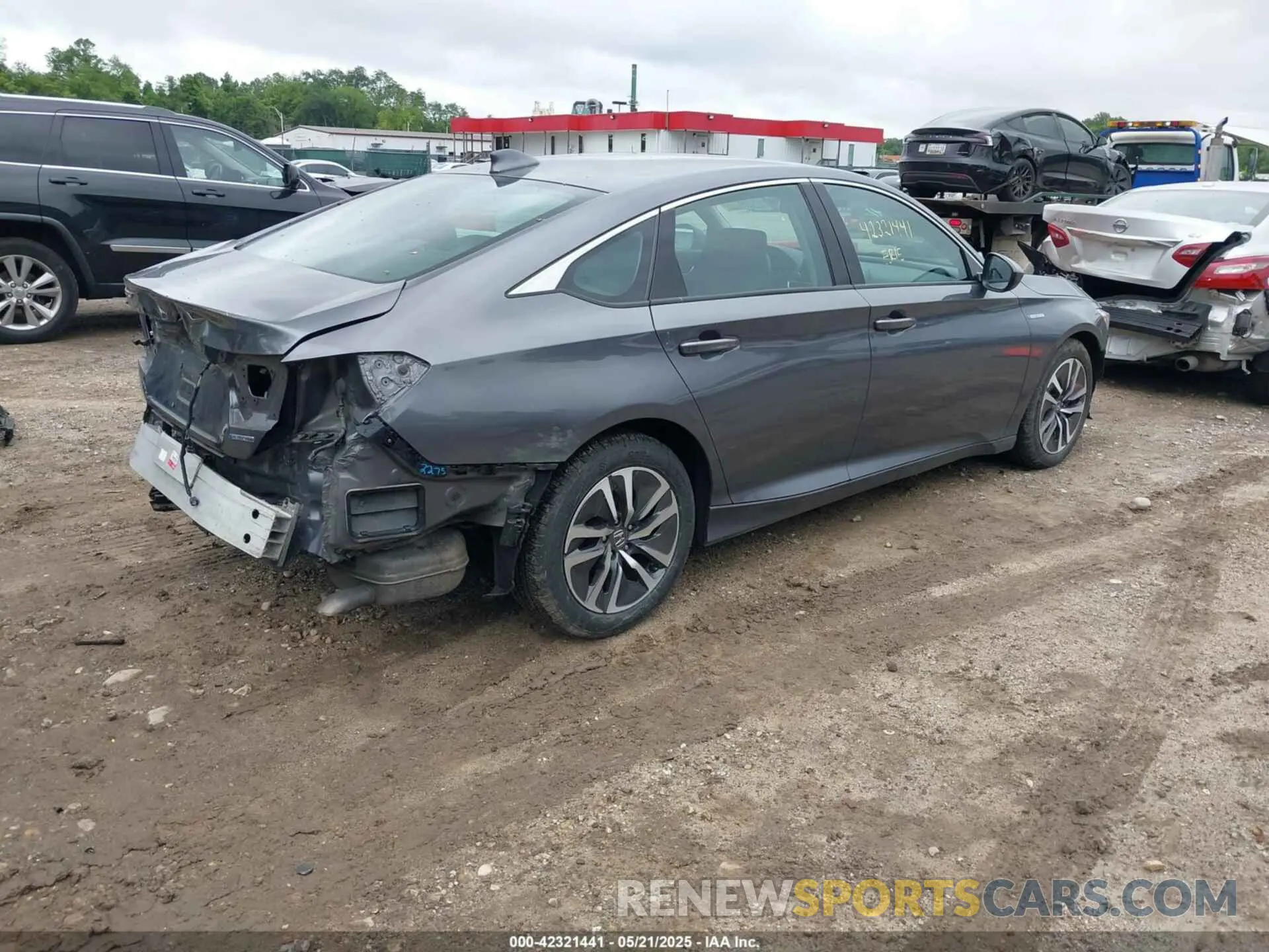 4 fotografías del automóvil dañado 1HGCV3F10MA007385 HONDA ACCORD 2021