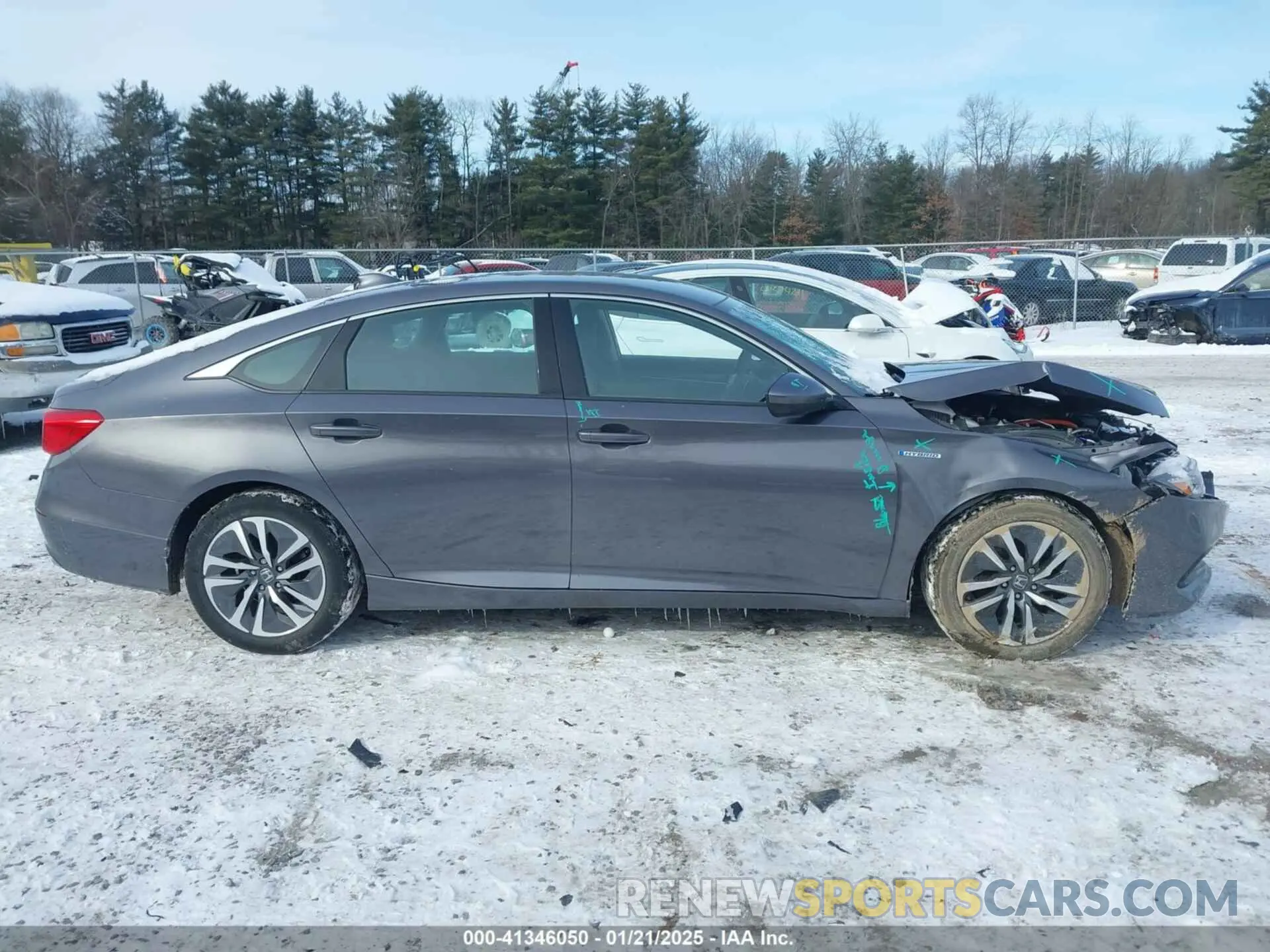 13 fotografías del automóvil dañado 1HGCV3F18MA018019 HONDA ACCORD 2021
