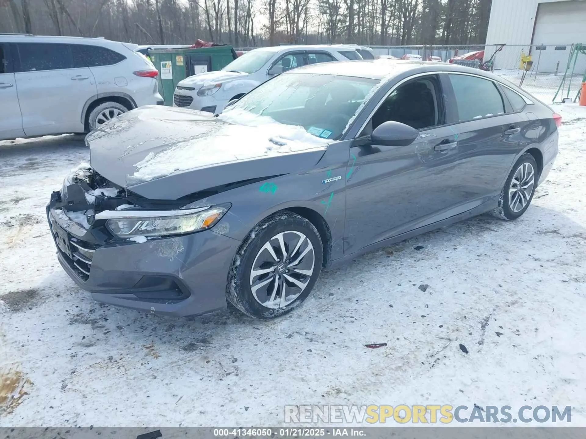 2 fotografías del automóvil dañado 1HGCV3F18MA018019 HONDA ACCORD 2021