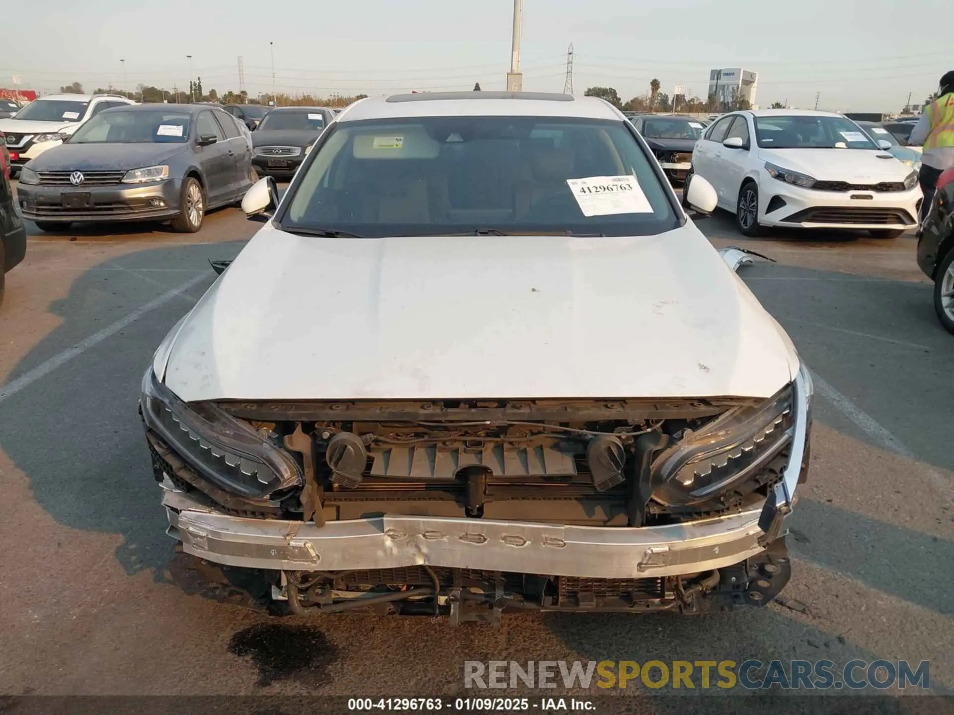 6 fotografías del automóvil dañado 1HGCV3F40MA011656 HONDA ACCORD 2021