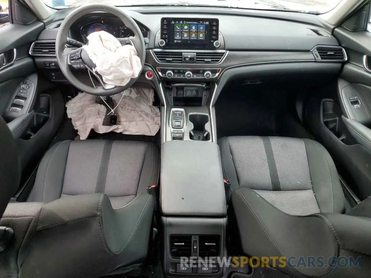 8 fotografías del automóvil dañado 1HGCV3F42MA001906 HONDA ACCORD 2021