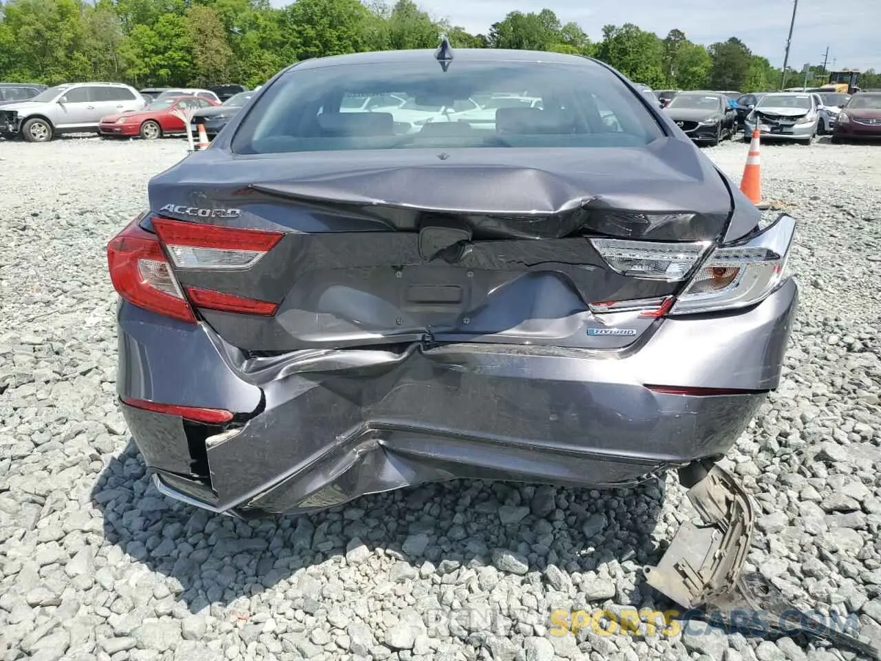 6 fotografías del automóvil dañado 1HGCV3F45MA016190 HONDA ACCORD 2021