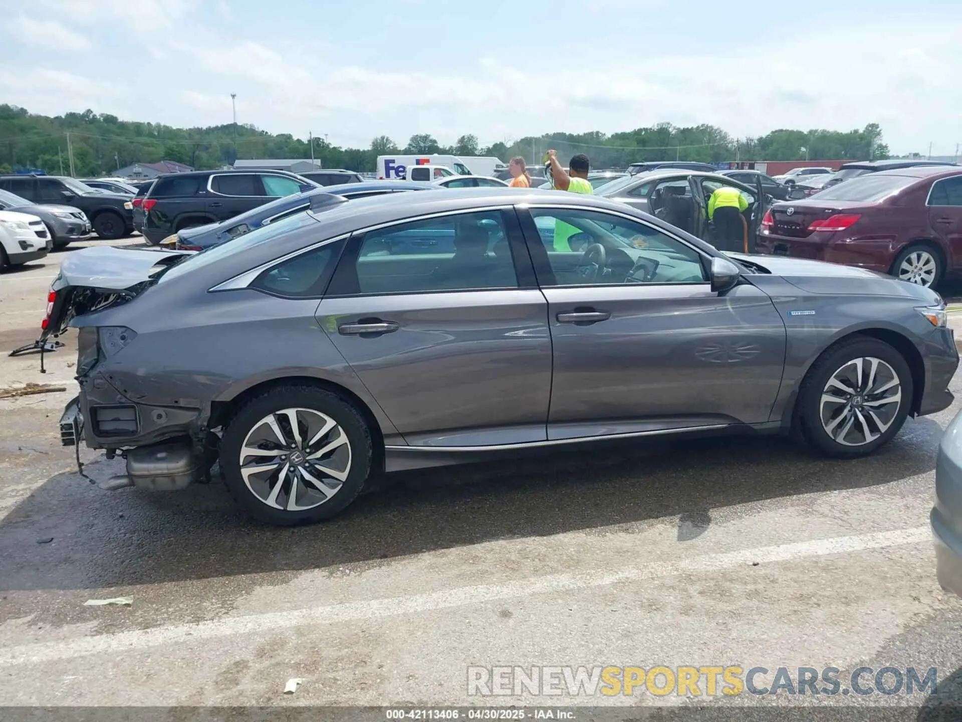 14 fotografías del automóvil dañado 1HGCV3F49MA017407 HONDA ACCORD 2021
