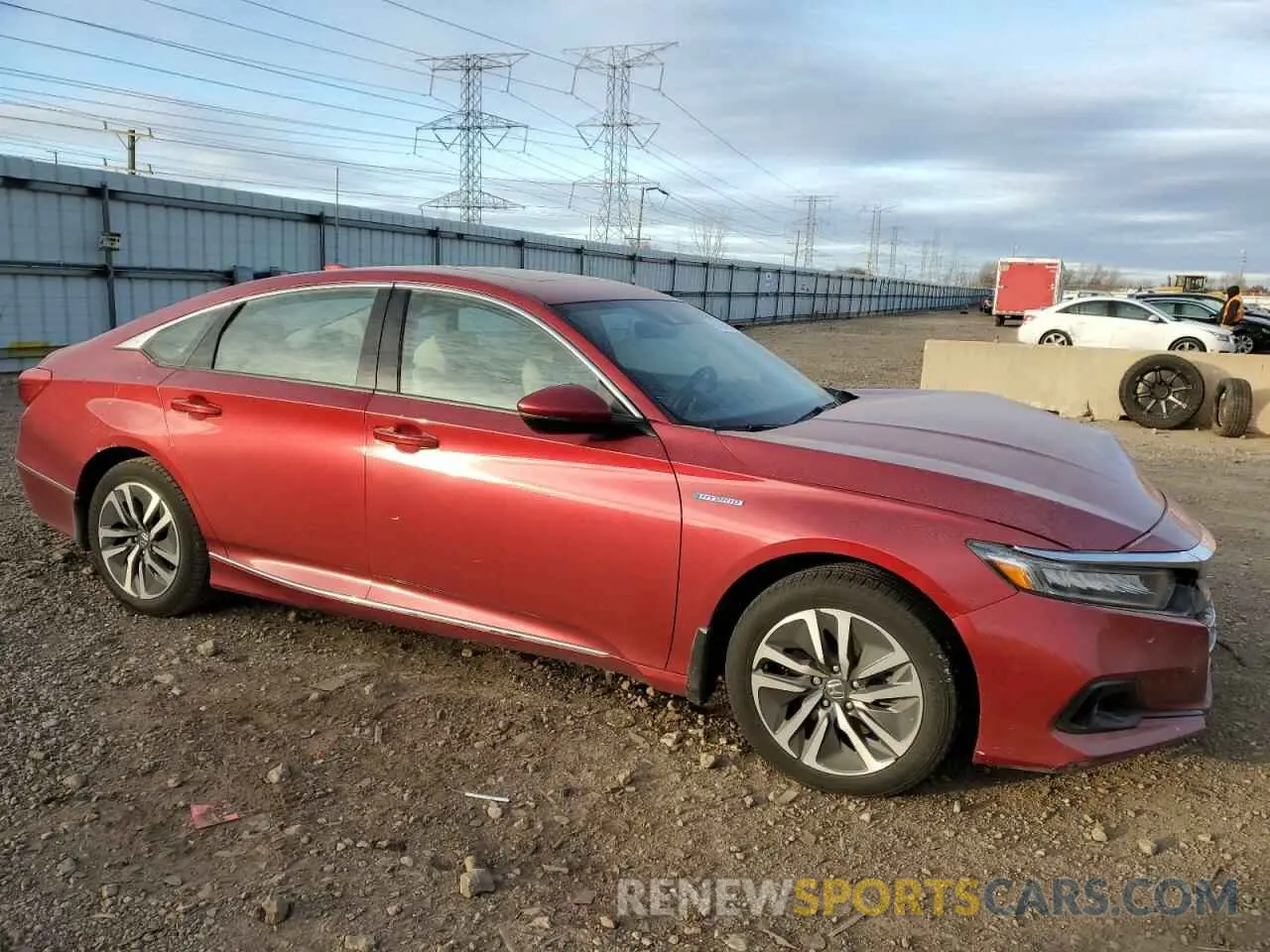 4 fotografías del automóvil dañado 1HGCV3F53MA020215 HONDA ACCORD 2021