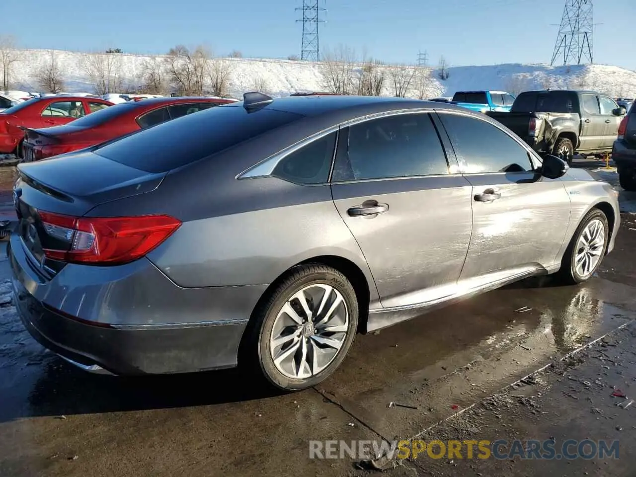 3 fotografías del automóvil dañado 1HGCV3F57MA004244 HONDA ACCORD 2021