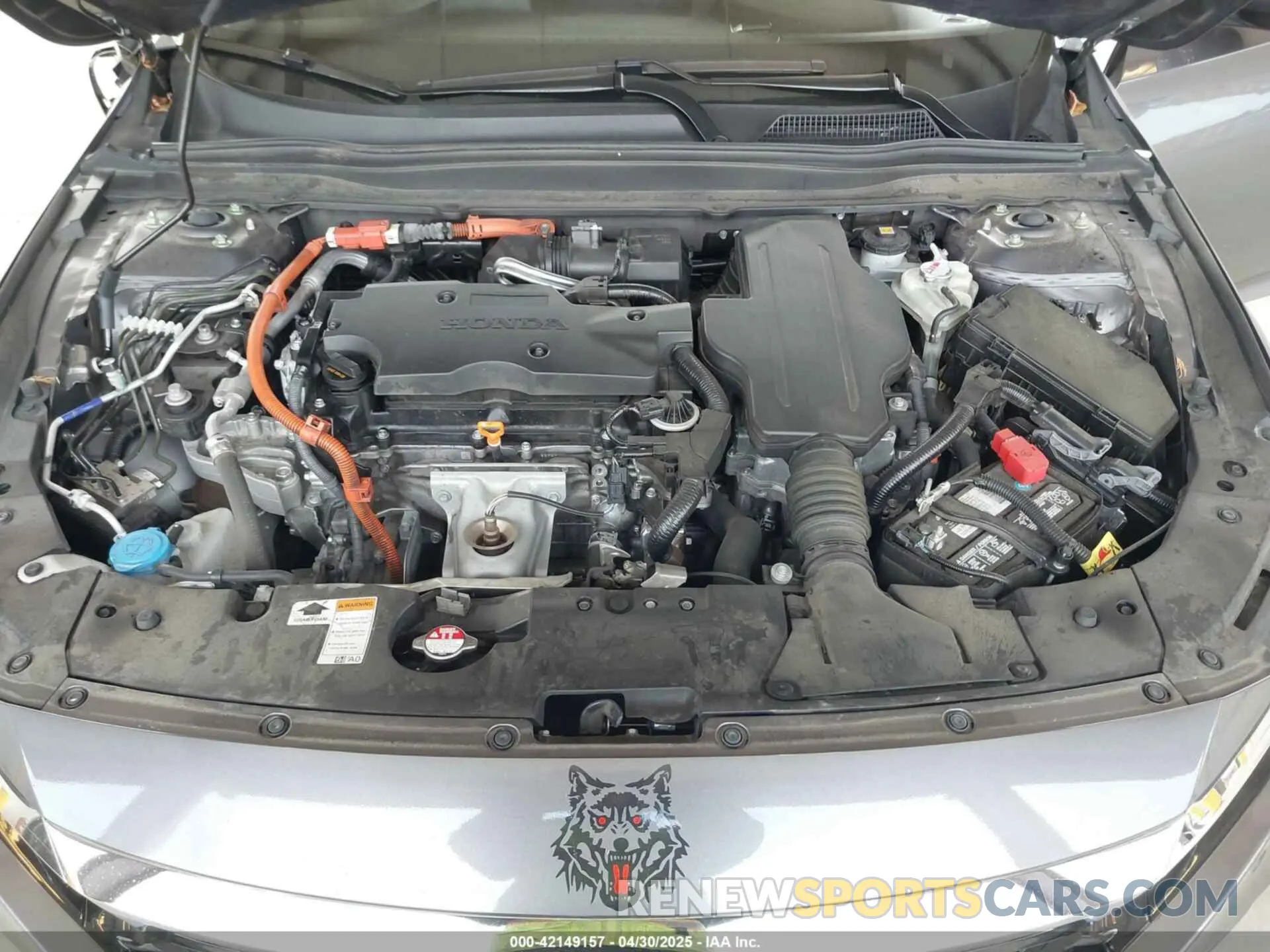 10 fotografías del automóvil dañado 1HGCV3F59MA022020 HONDA ACCORD 2021