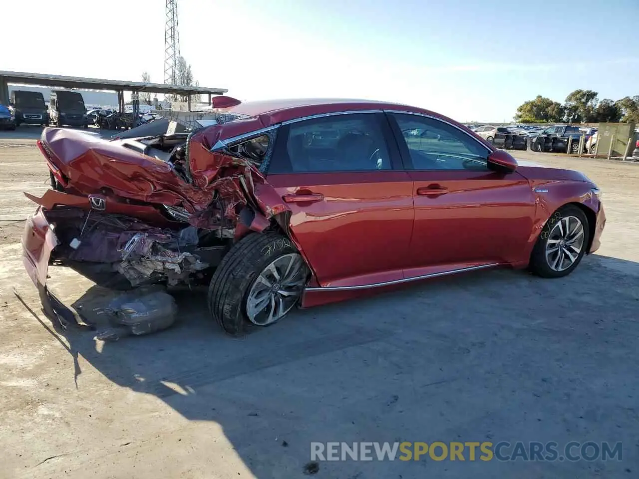 3 fotografías del automóvil dañado 1HGCV3F59MA022826 HONDA ACCORD 2021
