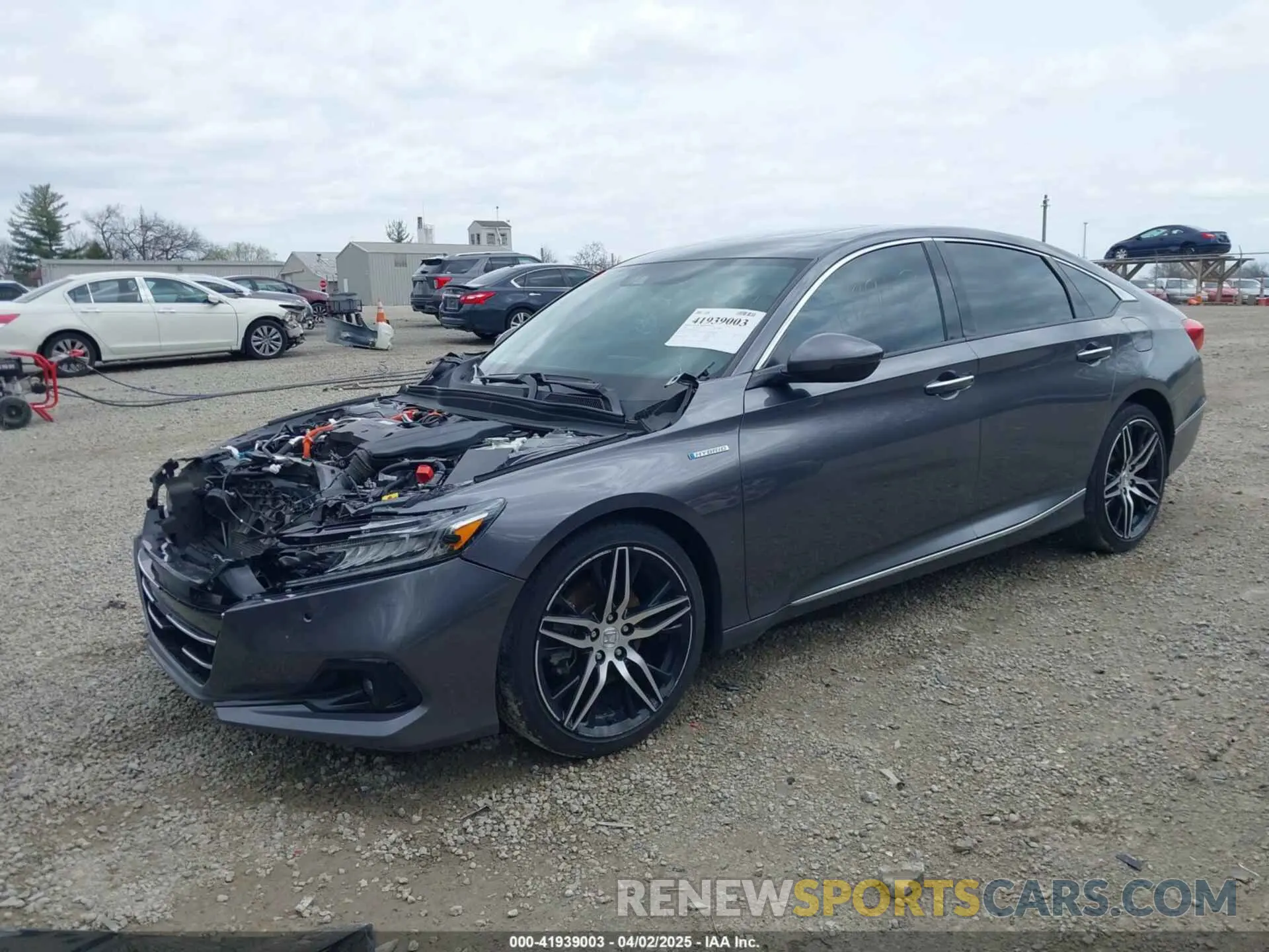 2 fotografías del automóvil dañado 1HGCV3F90MA001513 HONDA ACCORD 2021