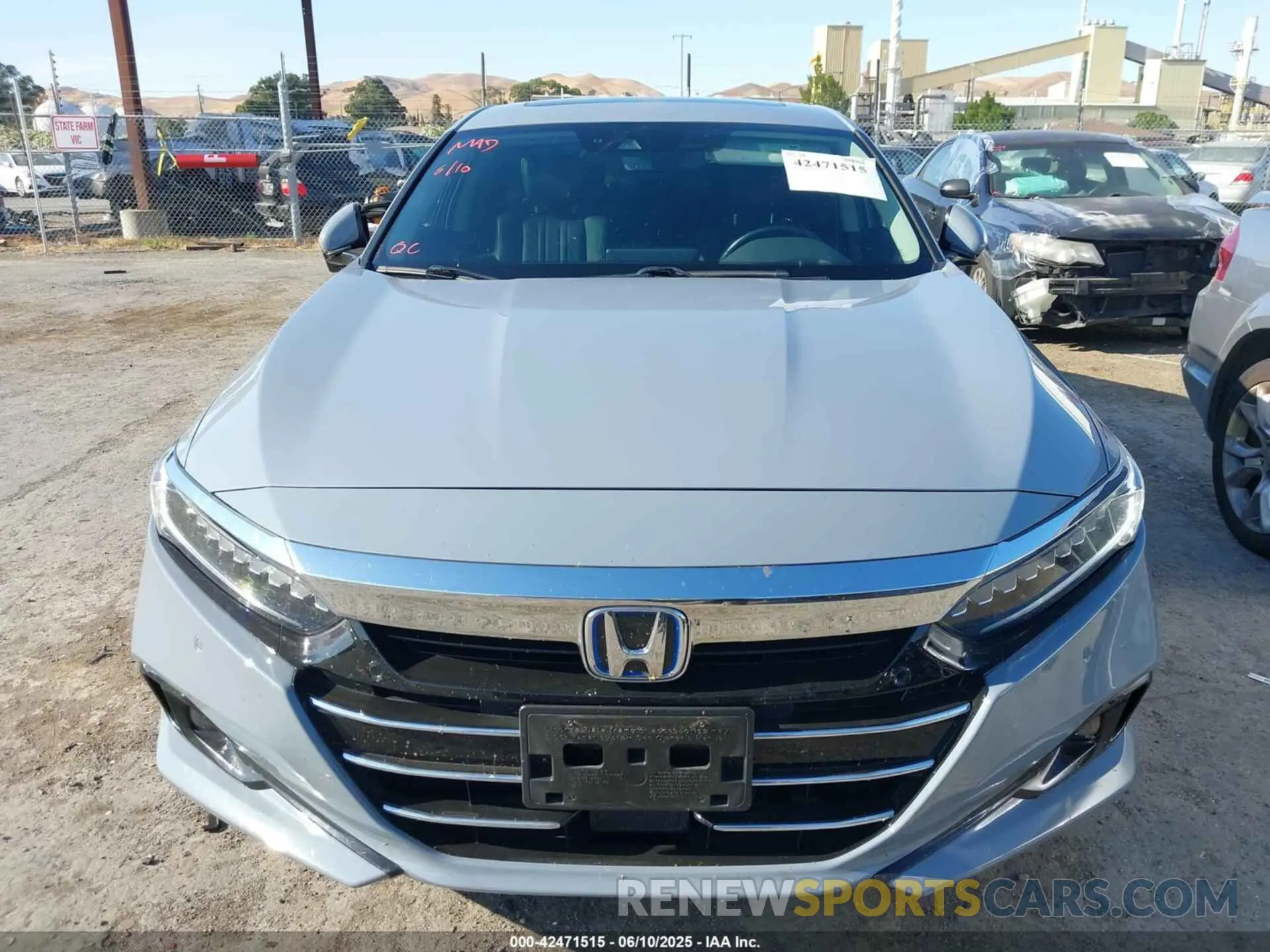 13 fotografías del automóvil dañado 1HGCV3F92MA005613 HONDA ACCORD 2021